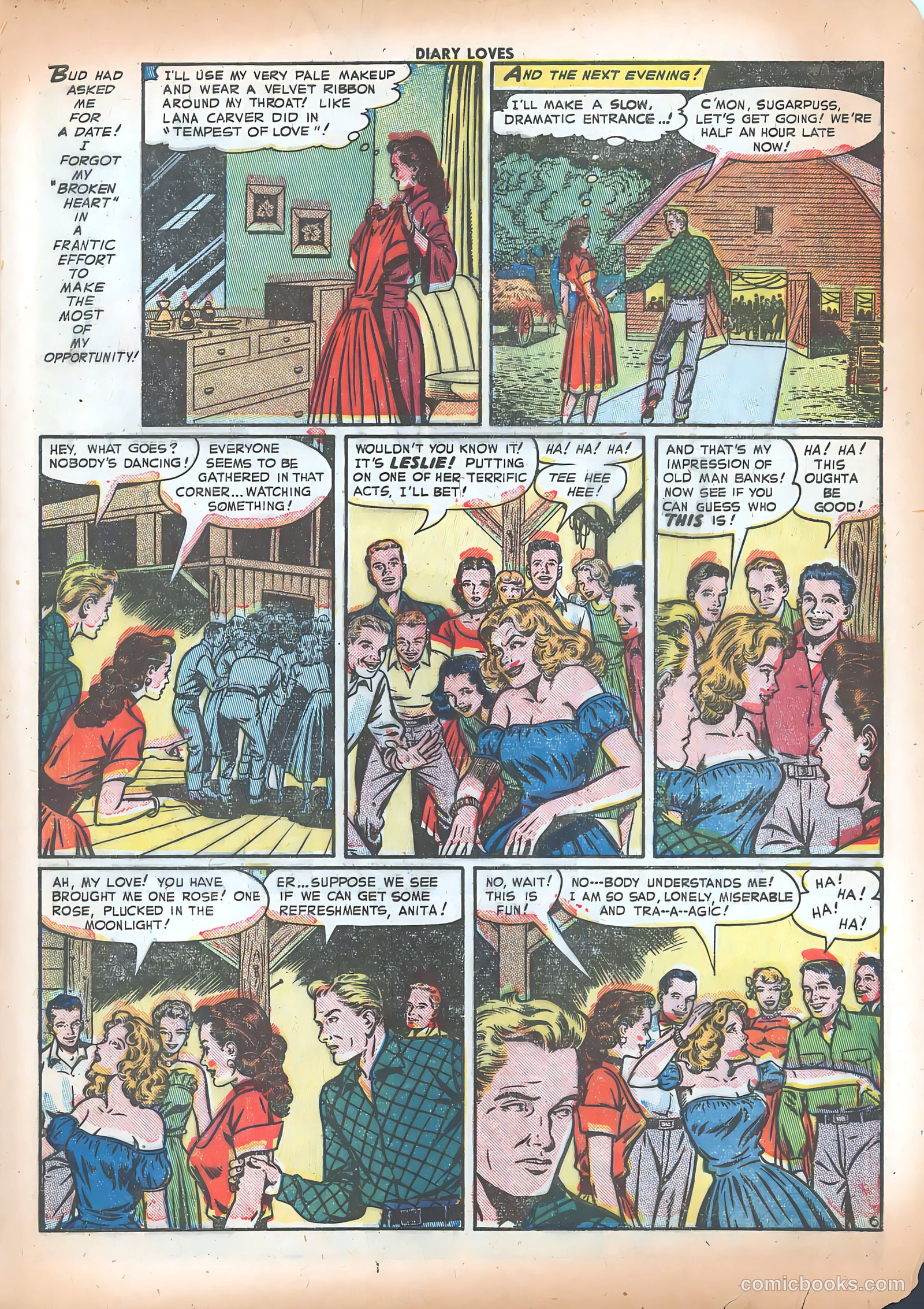 Diary Loves #21 (1952) — page 23 of 36