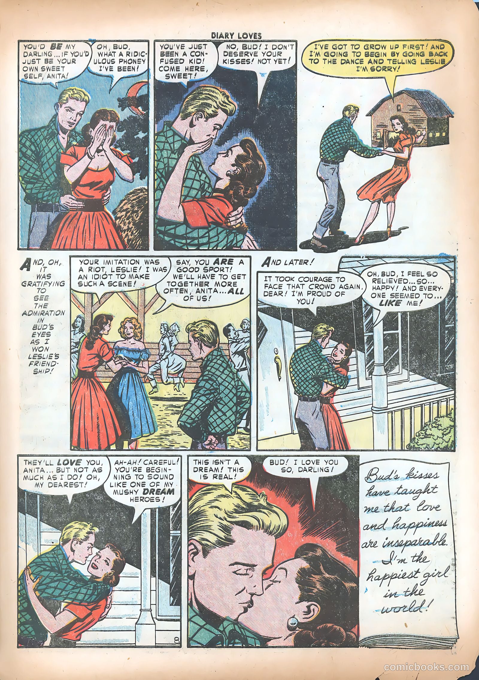 Diary Loves #21 (1952) — page 25 of 36
