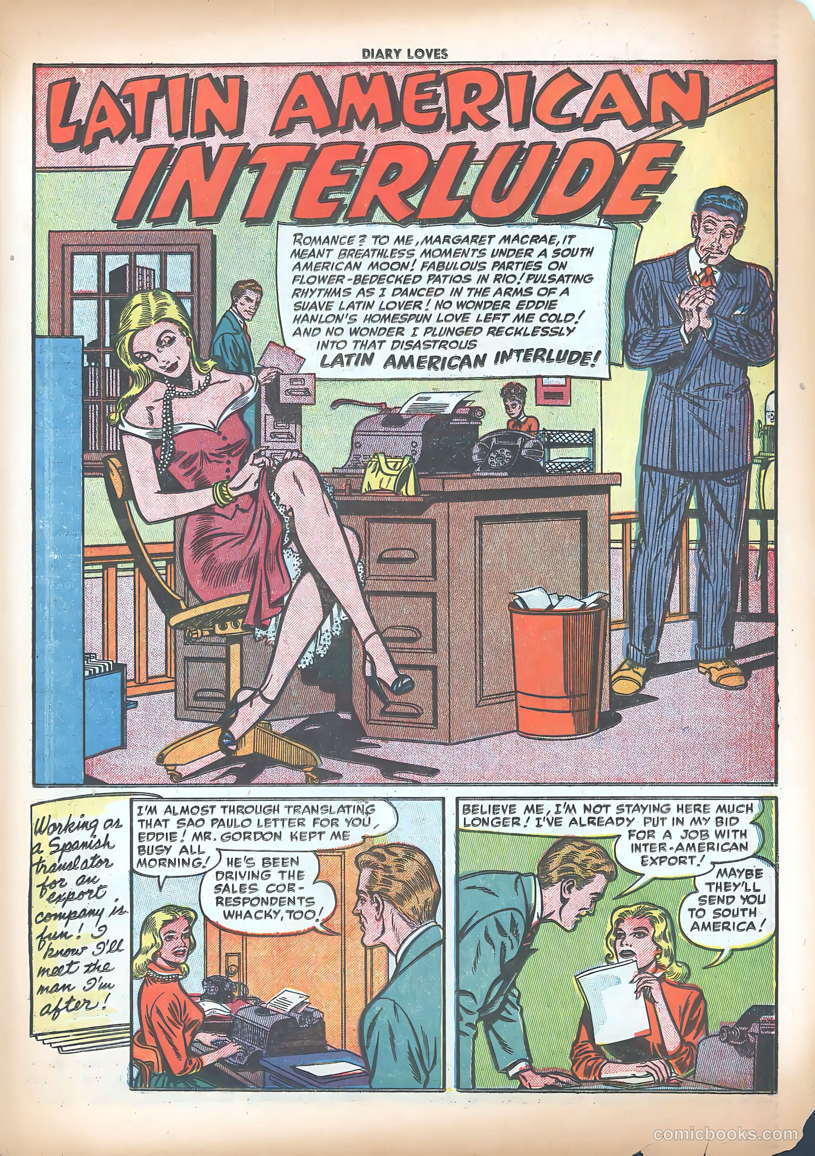 Diary Loves #21 (1952) — page 27 of 36