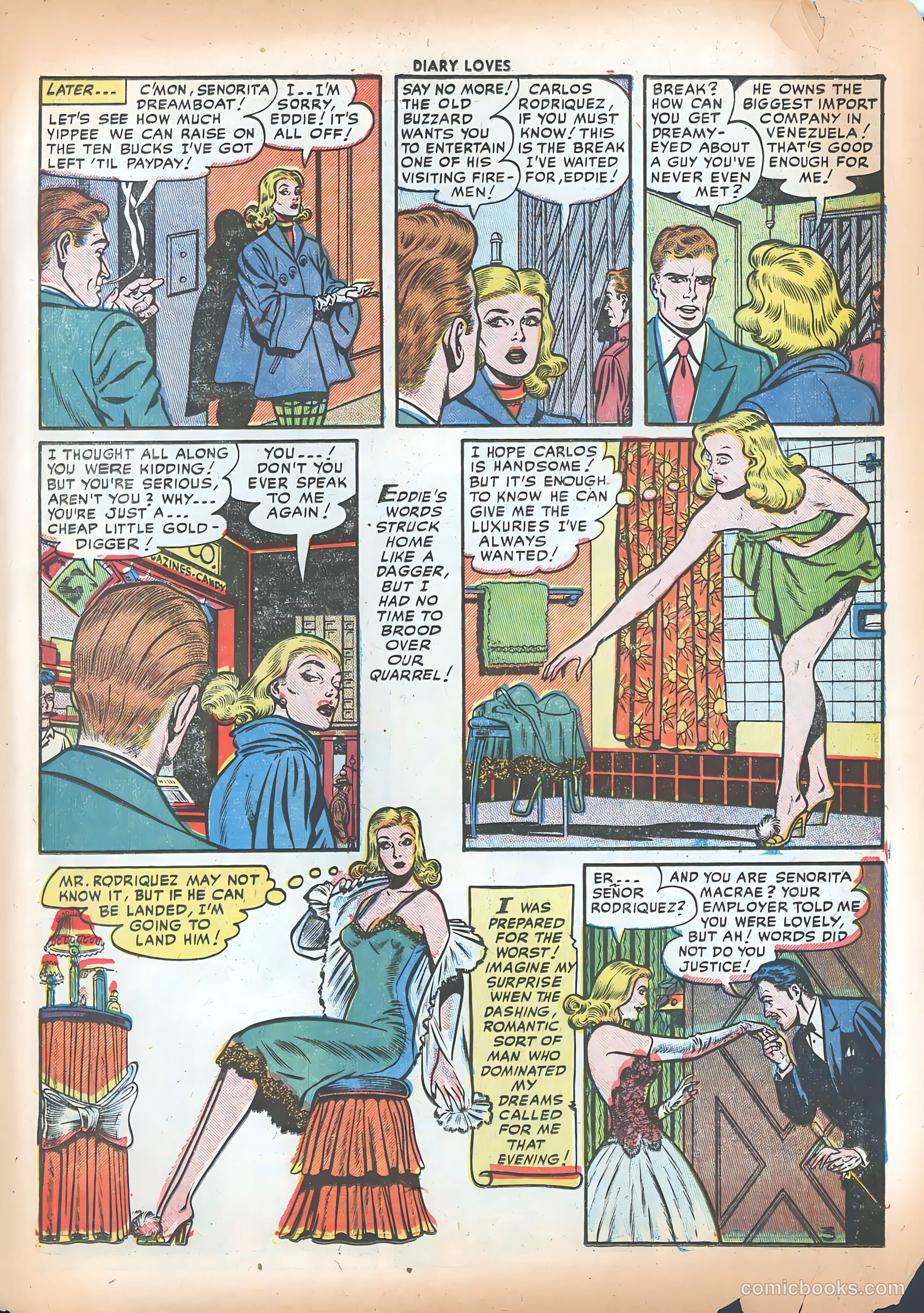 Diary Loves #21 (1952) — page 29 of 36