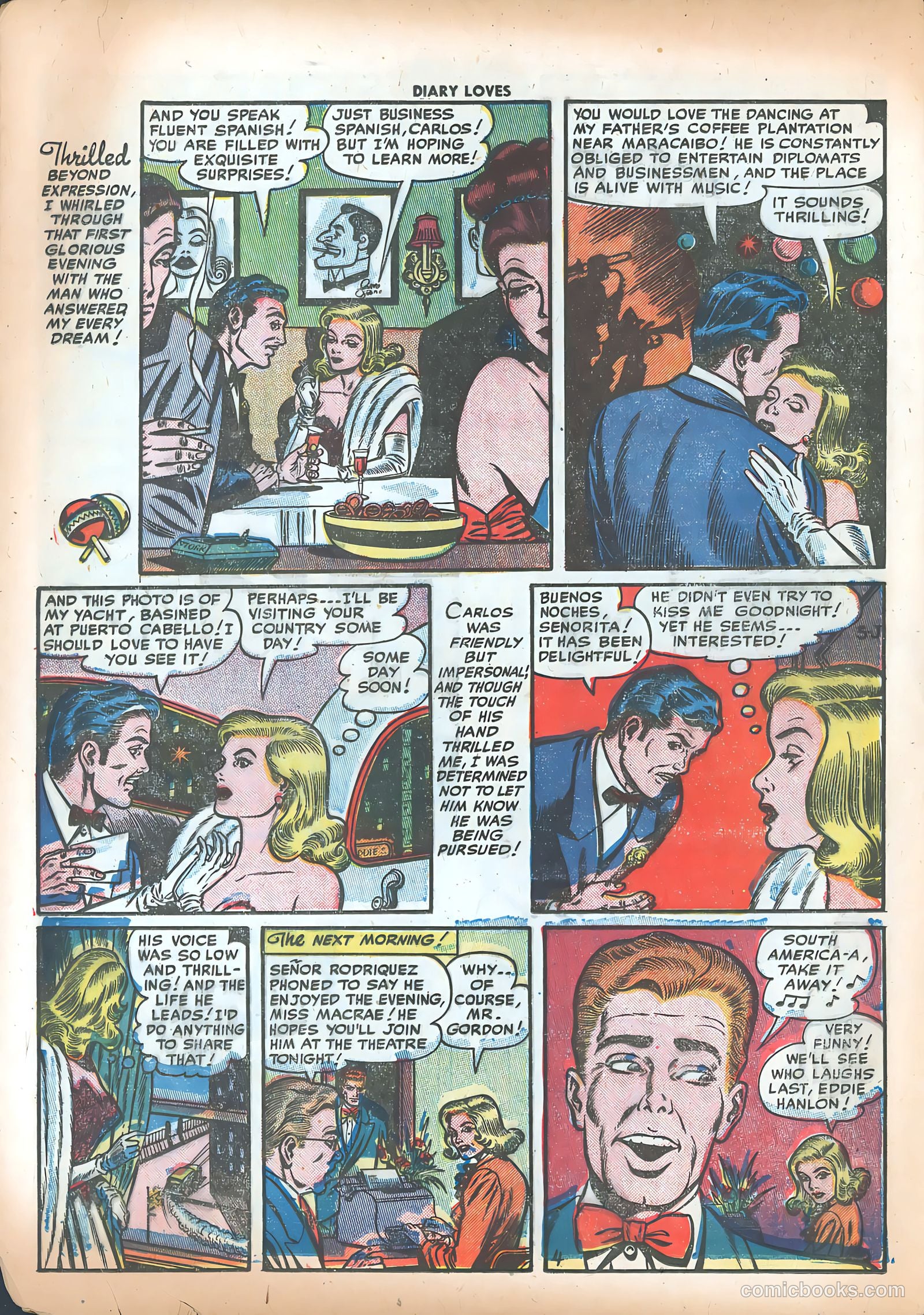 Diary Loves #21 (1952) — page 30 of 36