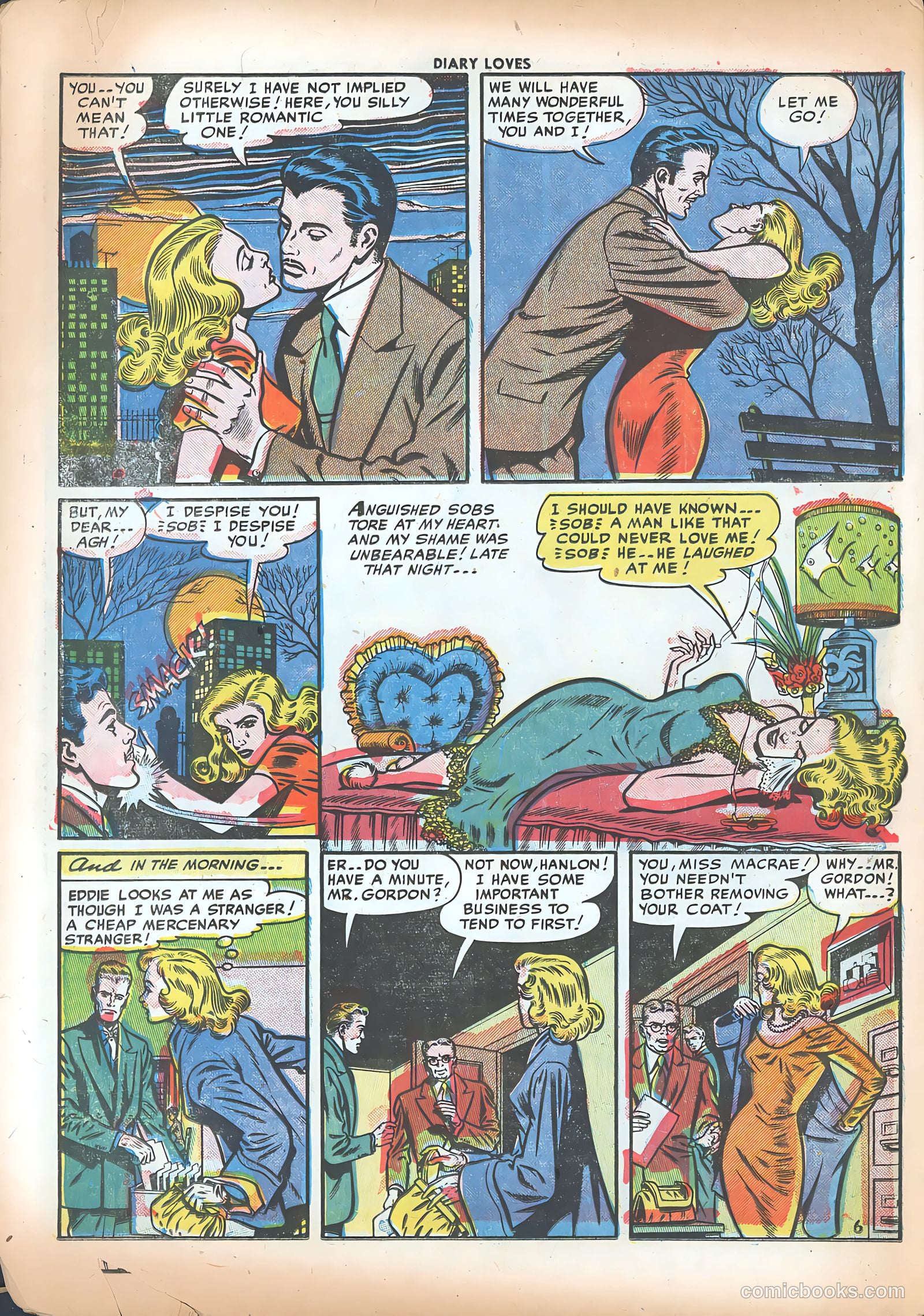 Diary Loves #21 (1952) — page 32 of 36