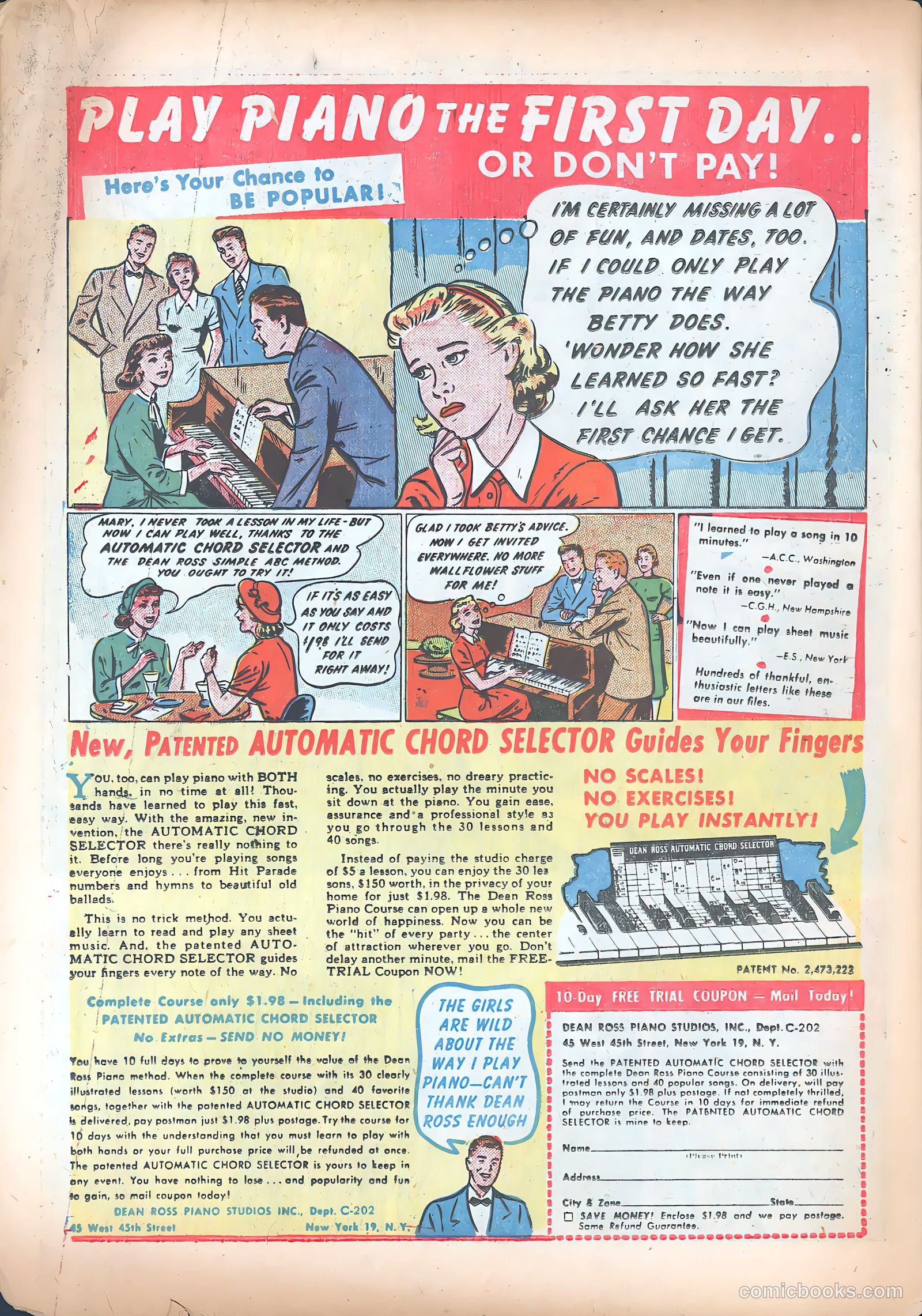 Diary Loves #21 (1952) — page 34 of 36
