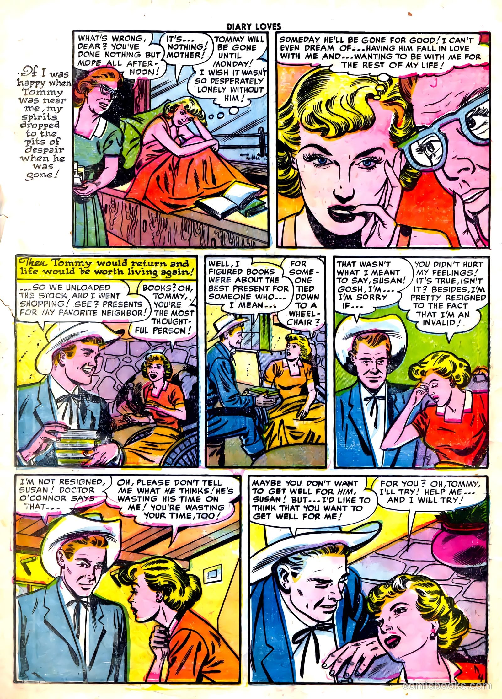 Diary Loves #22 (1952) — page 6 of 36