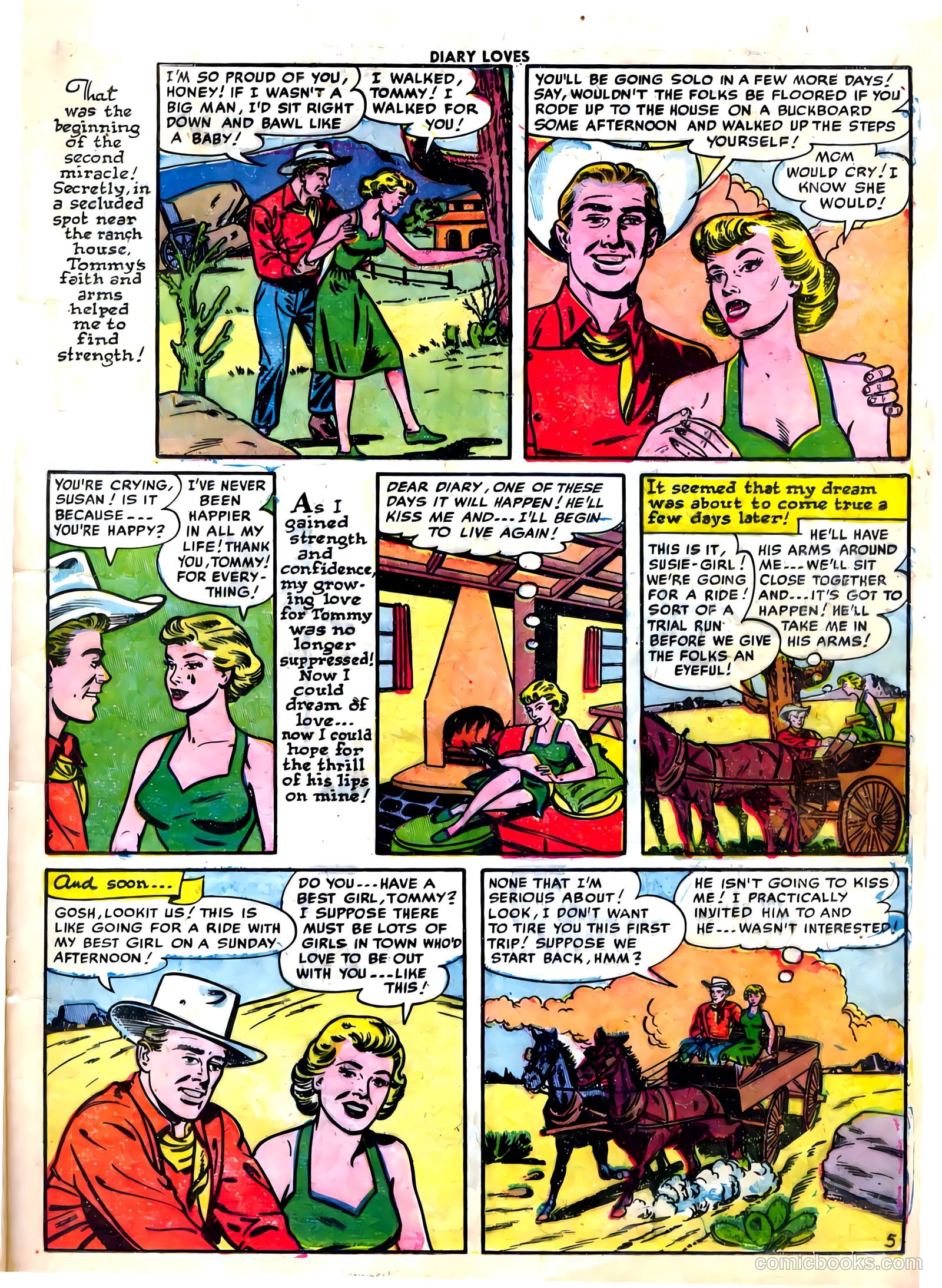 Diary Loves #22 (1952) — page 7 of 36
