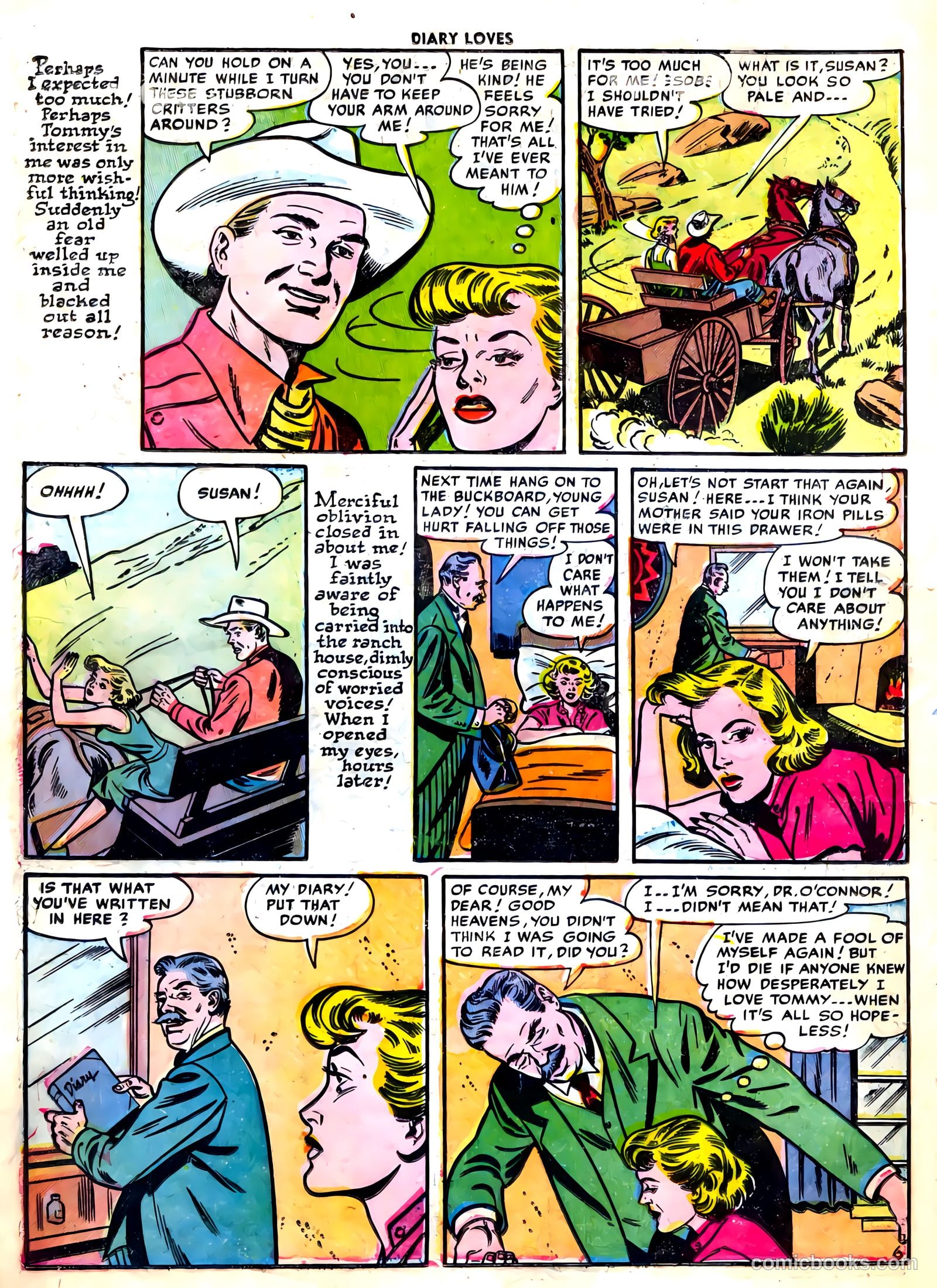 Diary Loves #22 (1952) — page 8 of 36