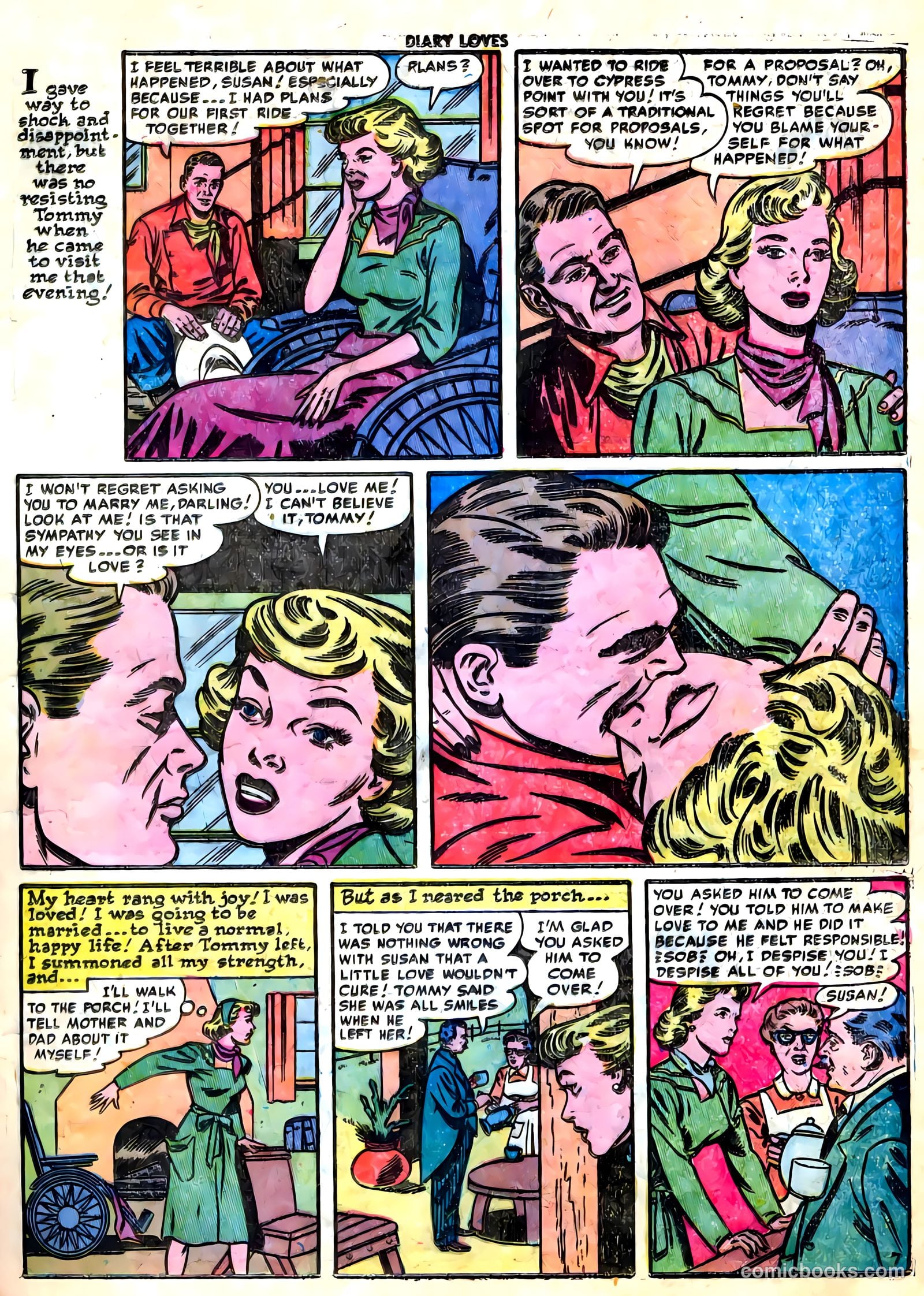Diary Loves #22 (1952) — page 9 of 36
