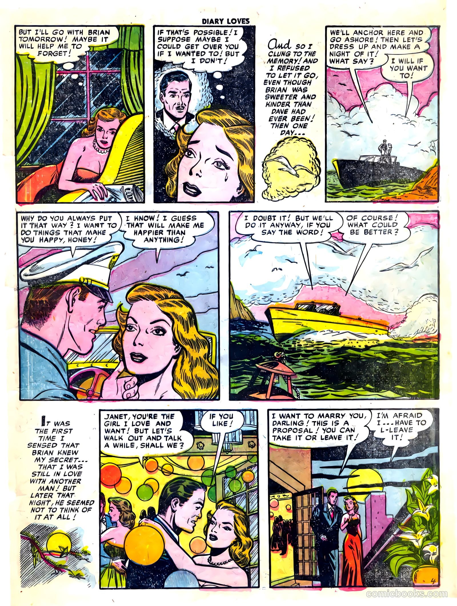 Diary Loves #22 (1952) — page 15 of 36