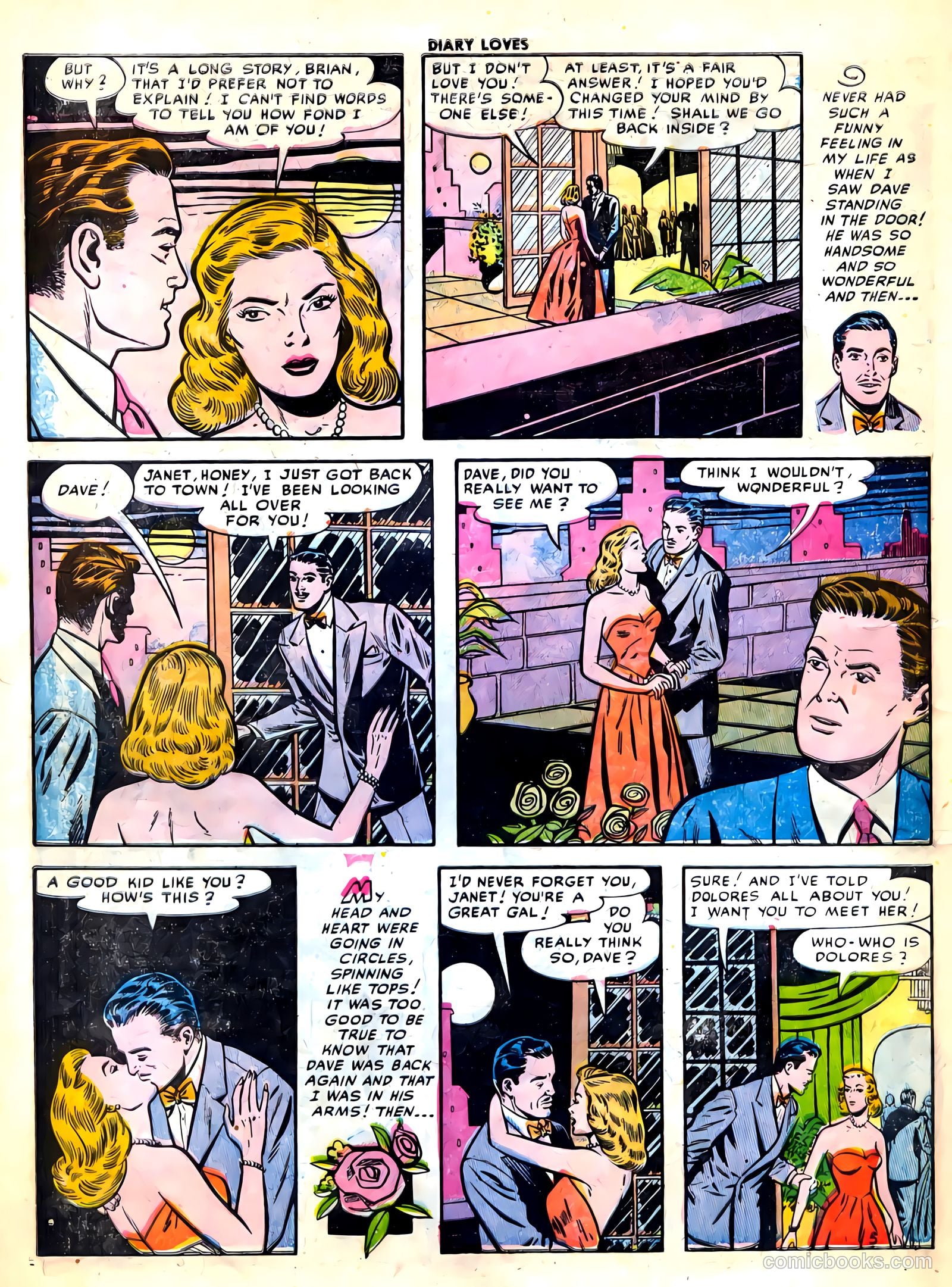 Diary Loves #22 (1952) — page 16 of 36