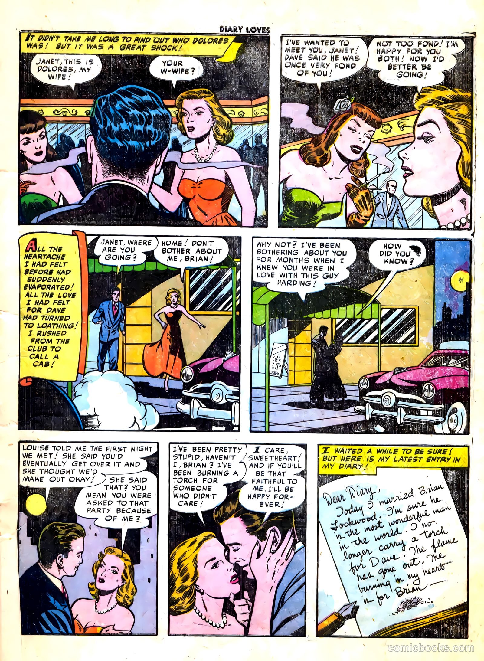 Diary Loves #22 (1952) — page 17 of 36