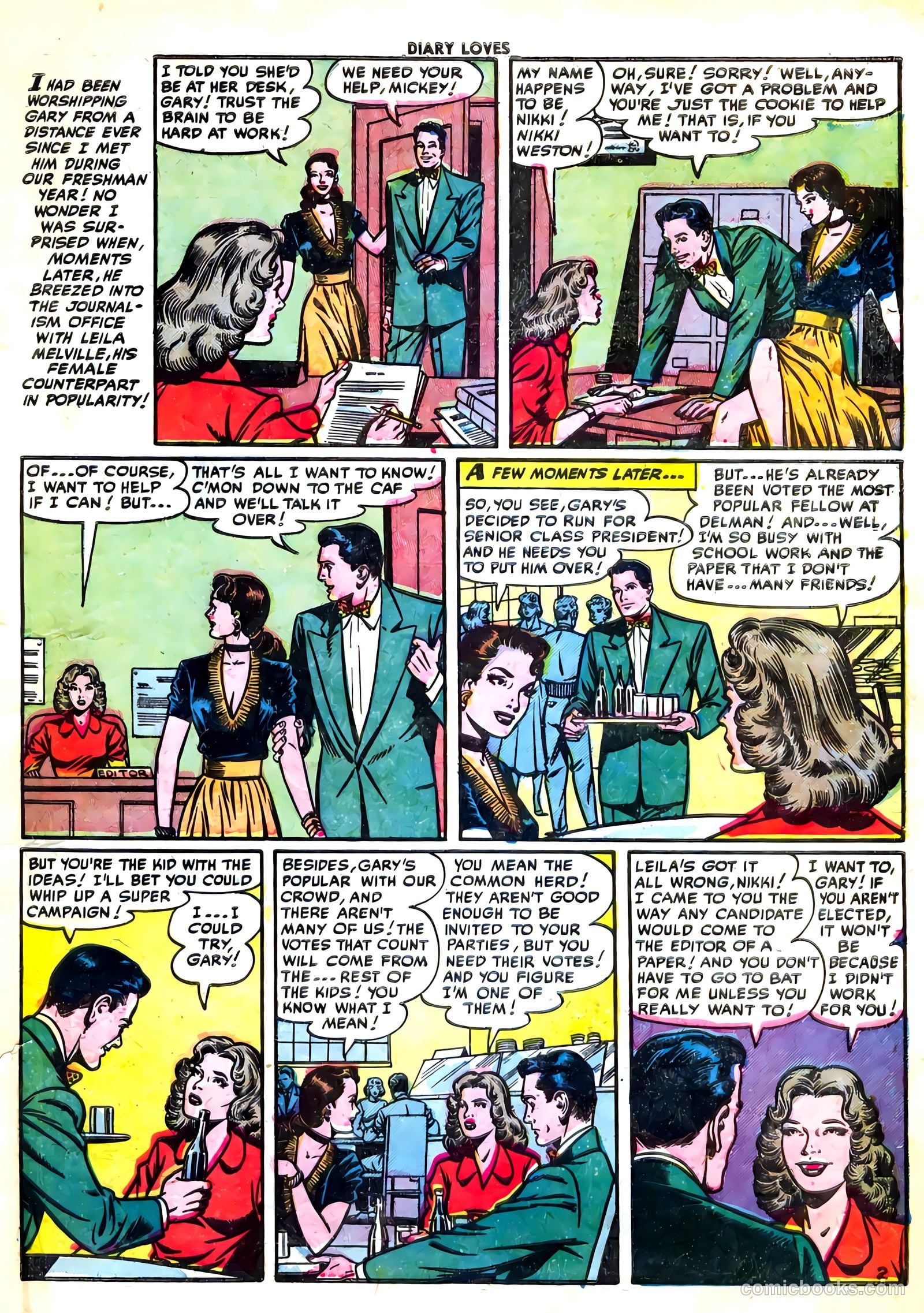 Diary Loves #22 (1952) — page 19 of 36