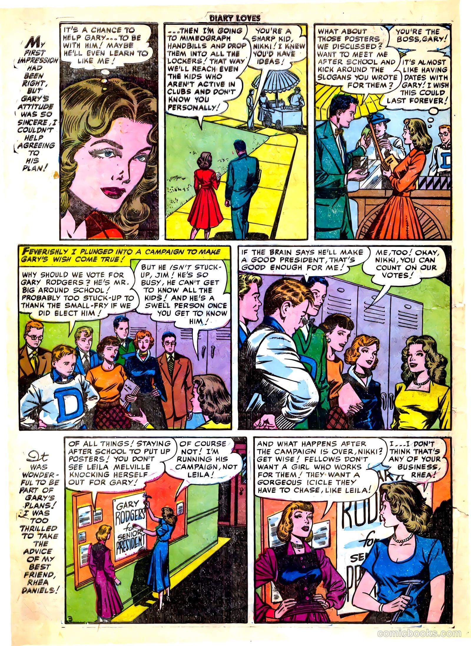 Diary Loves #22 (1952) — page 20 of 36