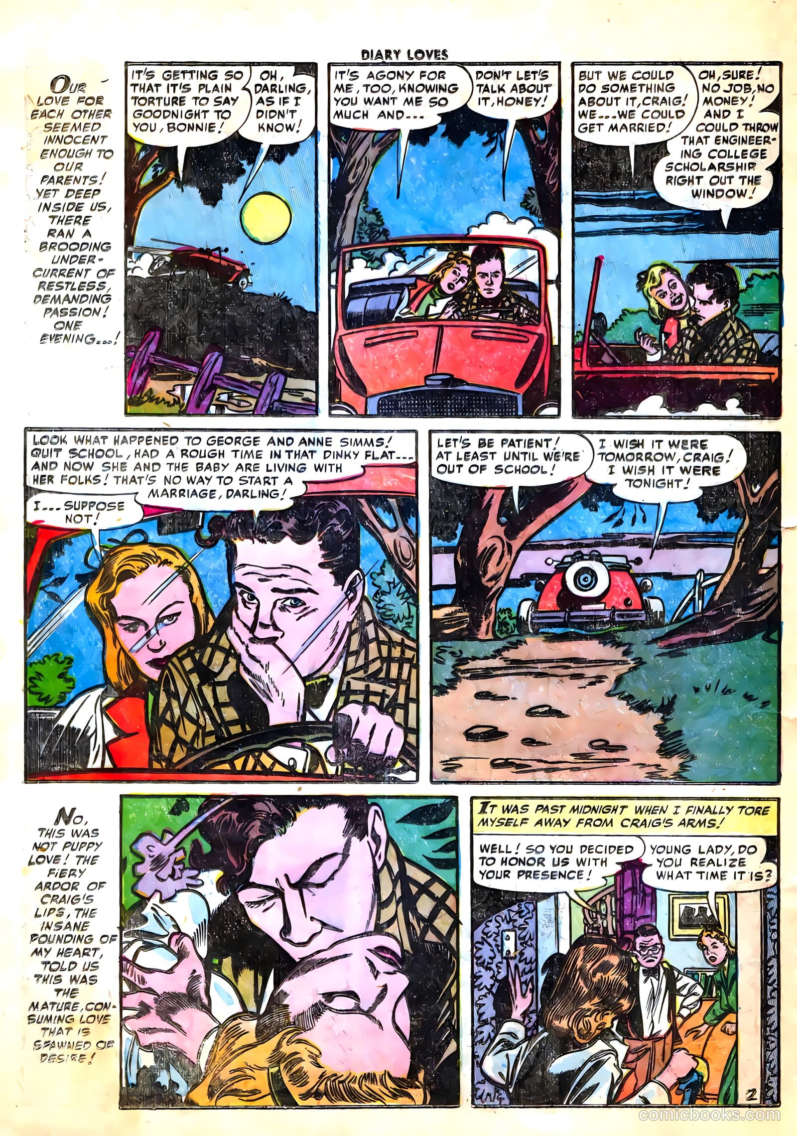 Diary Loves #22 (1952) — page 28 of 36