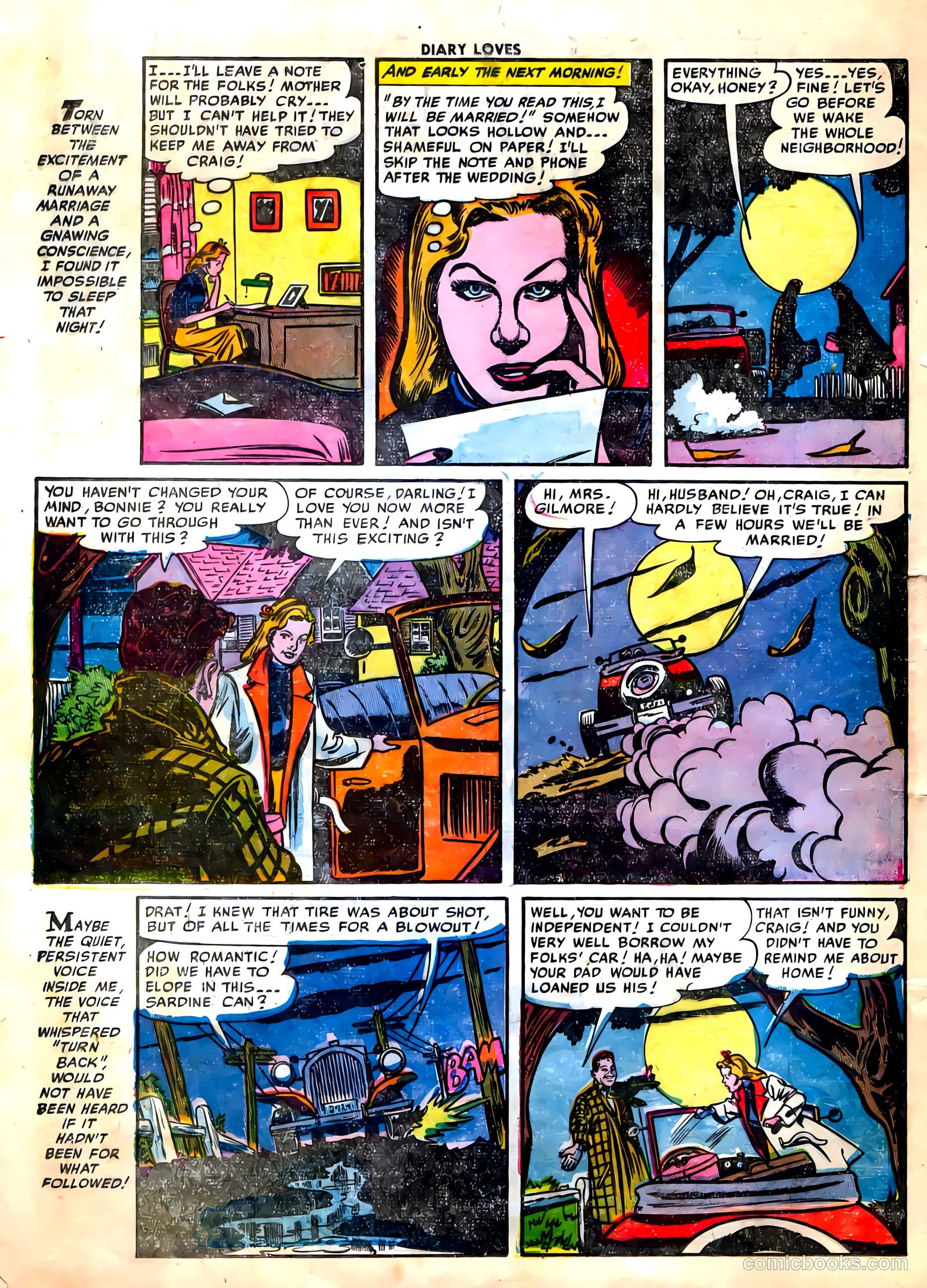 Diary Loves #22 (1952) — page 30 of 36