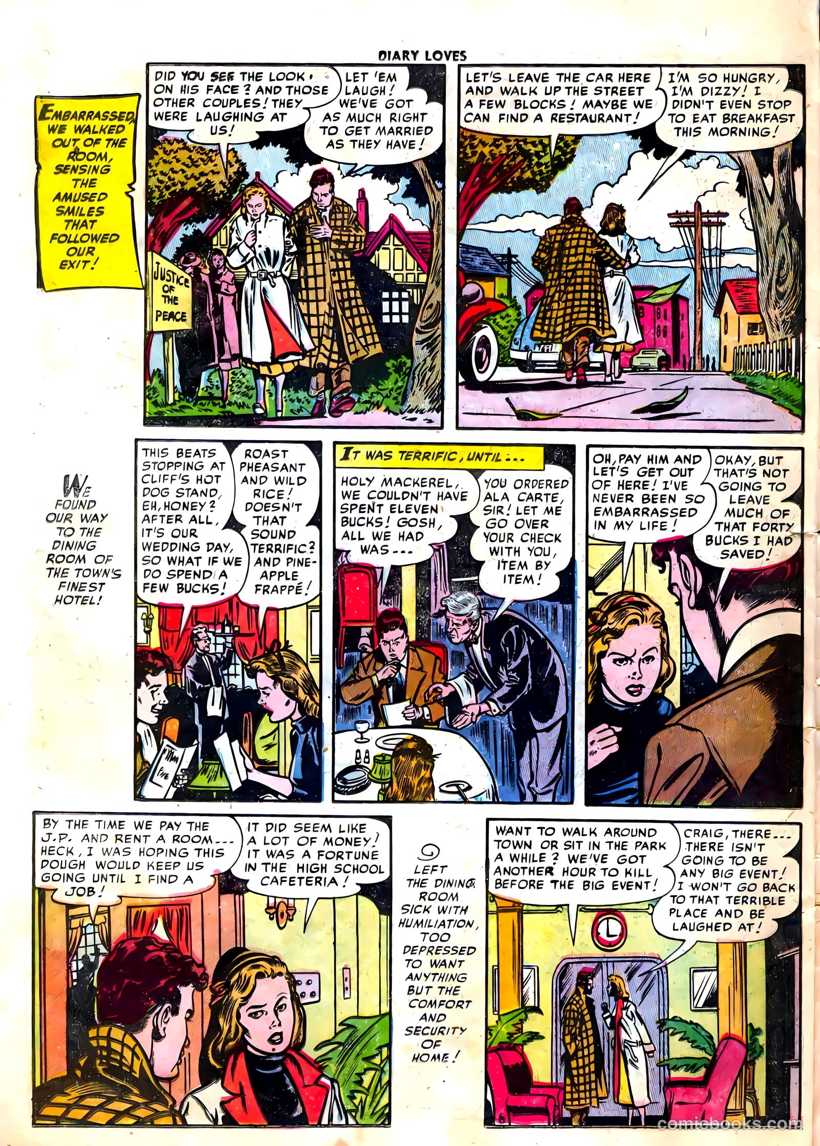 Diary Loves #22 (1952) — page 32 of 36