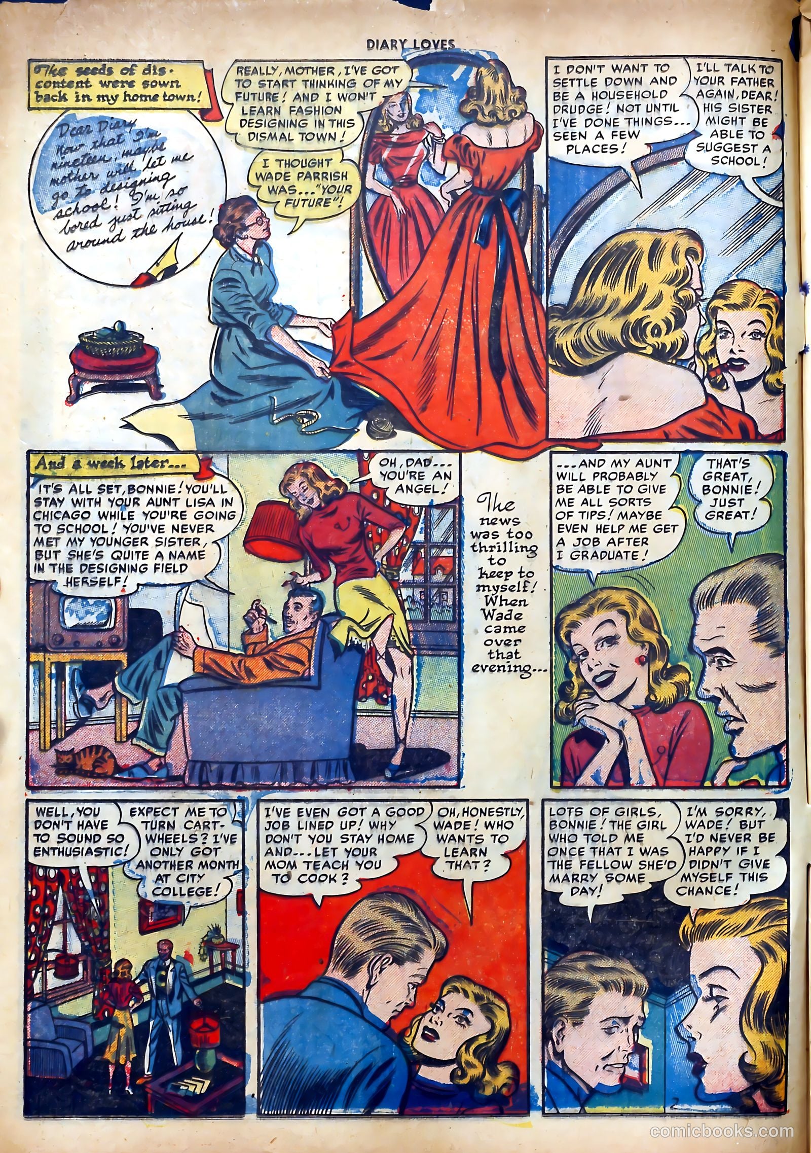 Diary Loves #23 (1952) — page 4 of 36