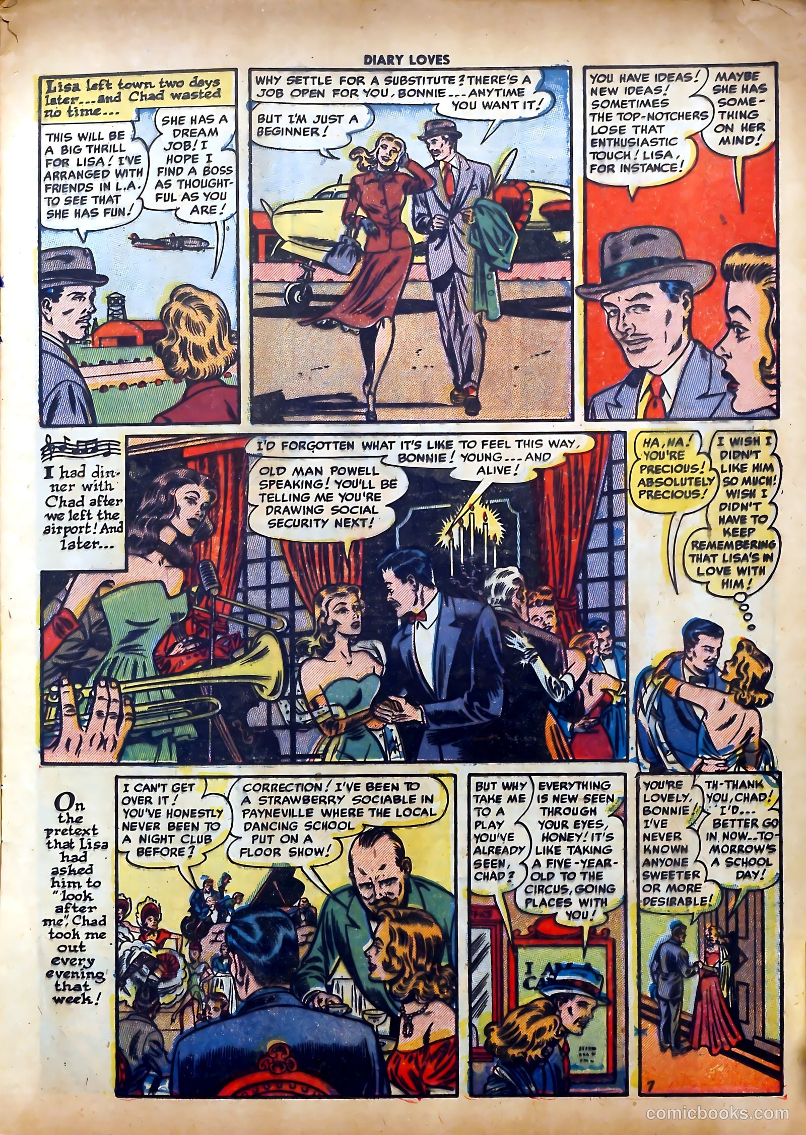 Diary Loves #23 (1952) — page 9 of 36