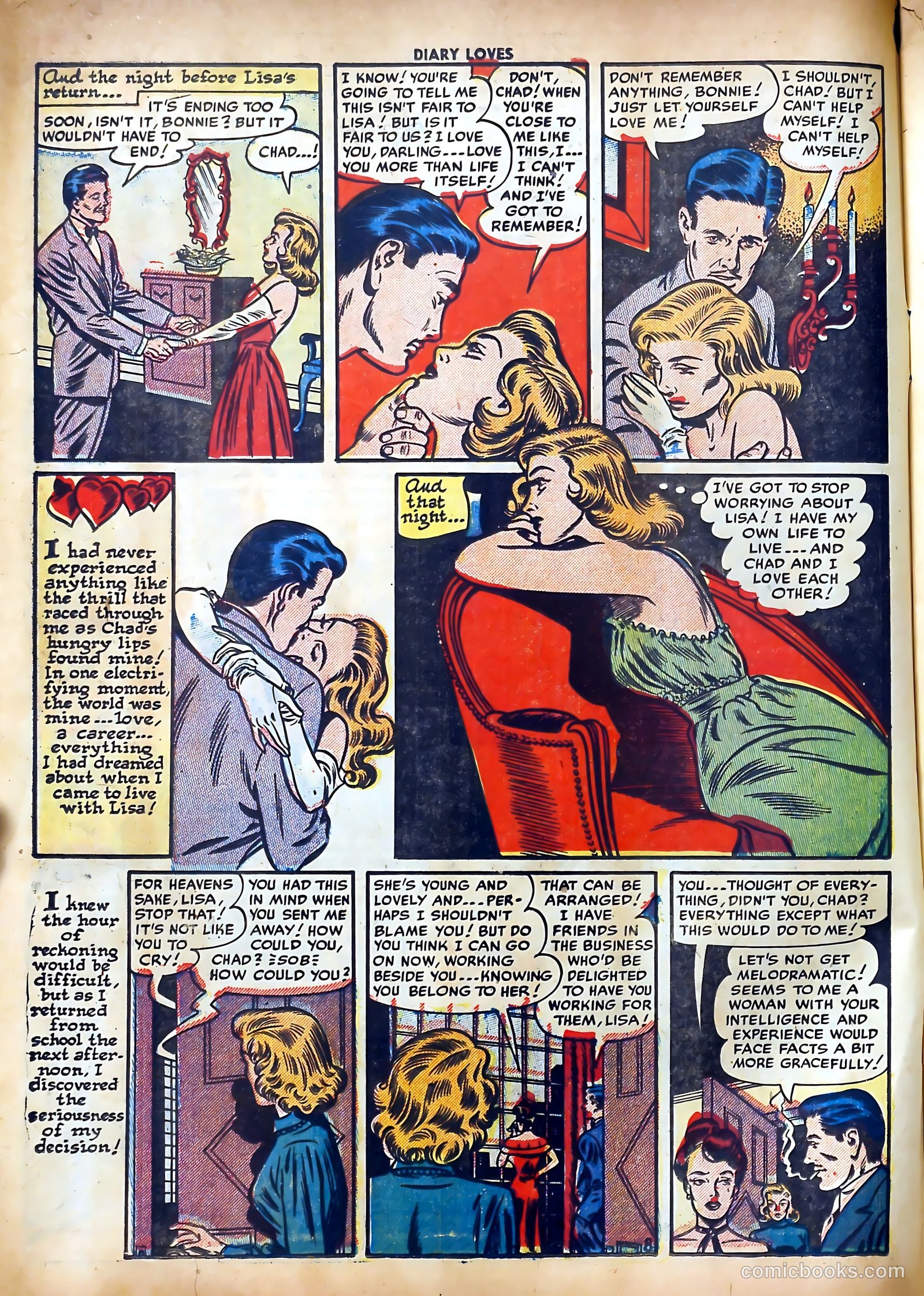 Diary Loves #23 (1952) — page 10 of 36