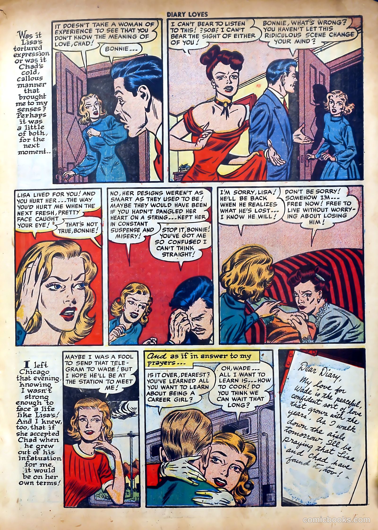 Diary Loves #23 (1952) — page 11 of 36
