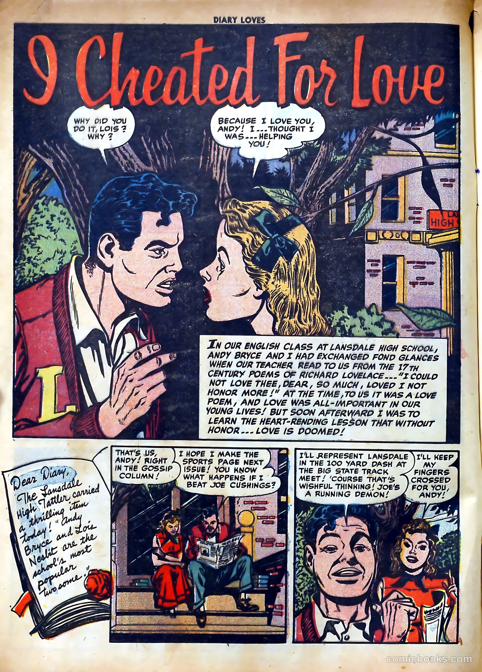 Diary Loves #23 (1952) — page 12 of 36