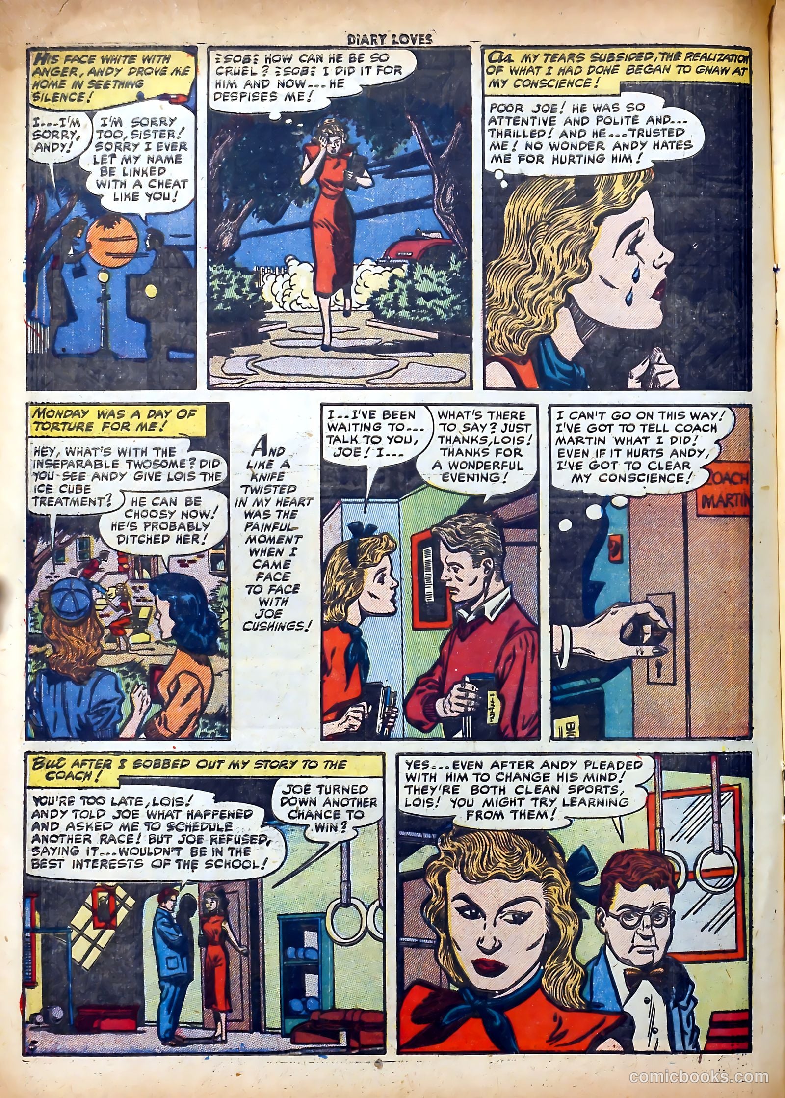 Diary Loves #23 (1952) — page 16 of 36