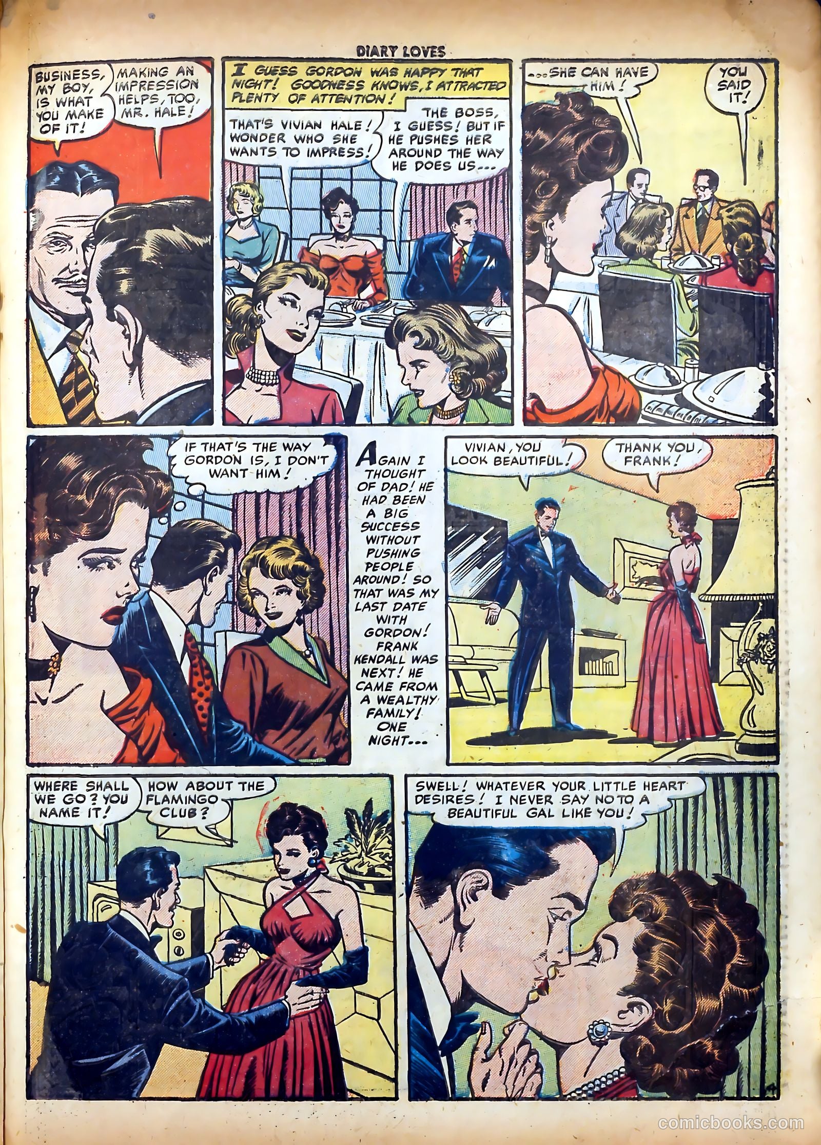Diary Loves #23 (1952) — page 21 of 36