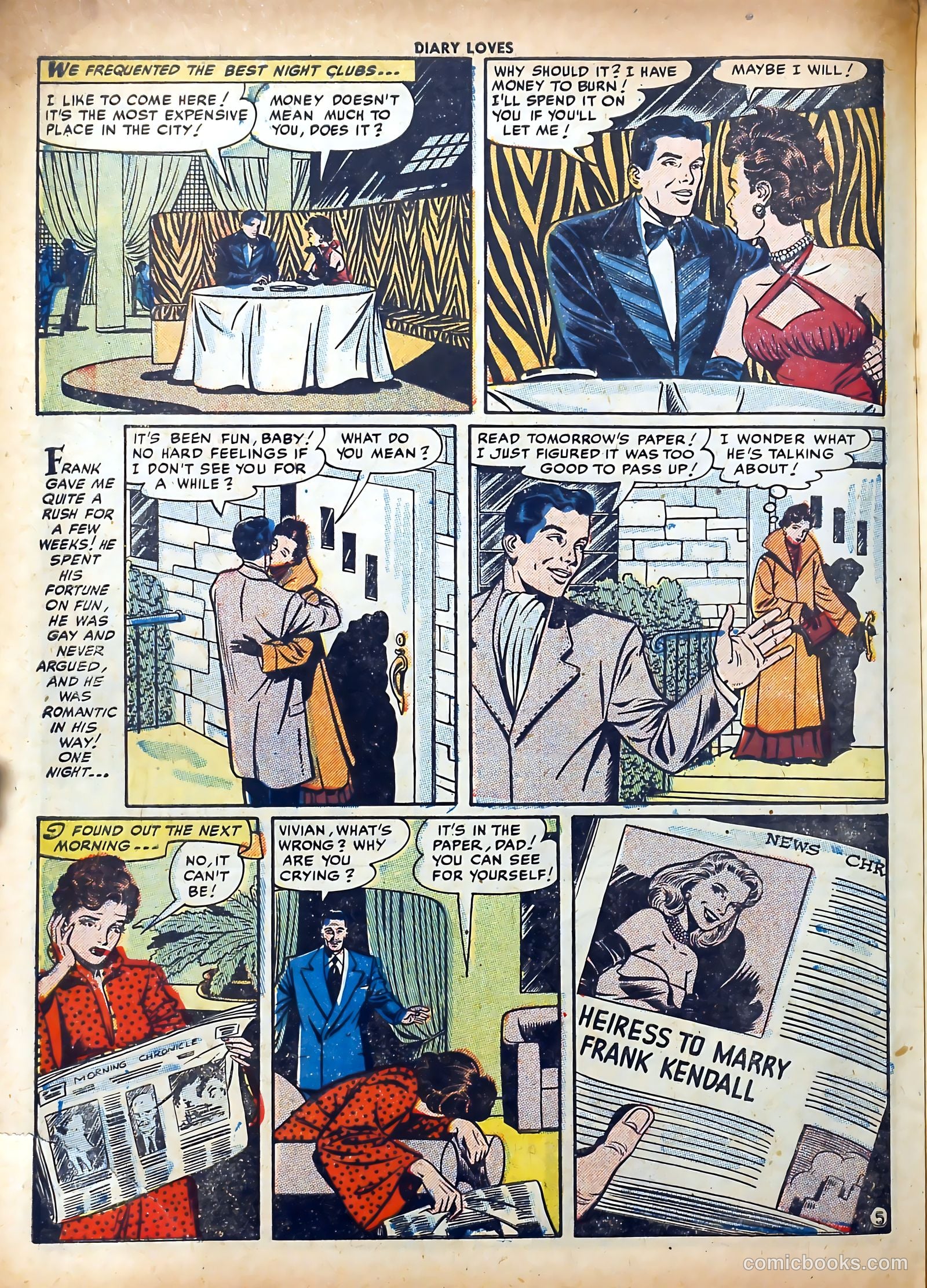 Diary Loves #23 (1952) — page 22 of 36