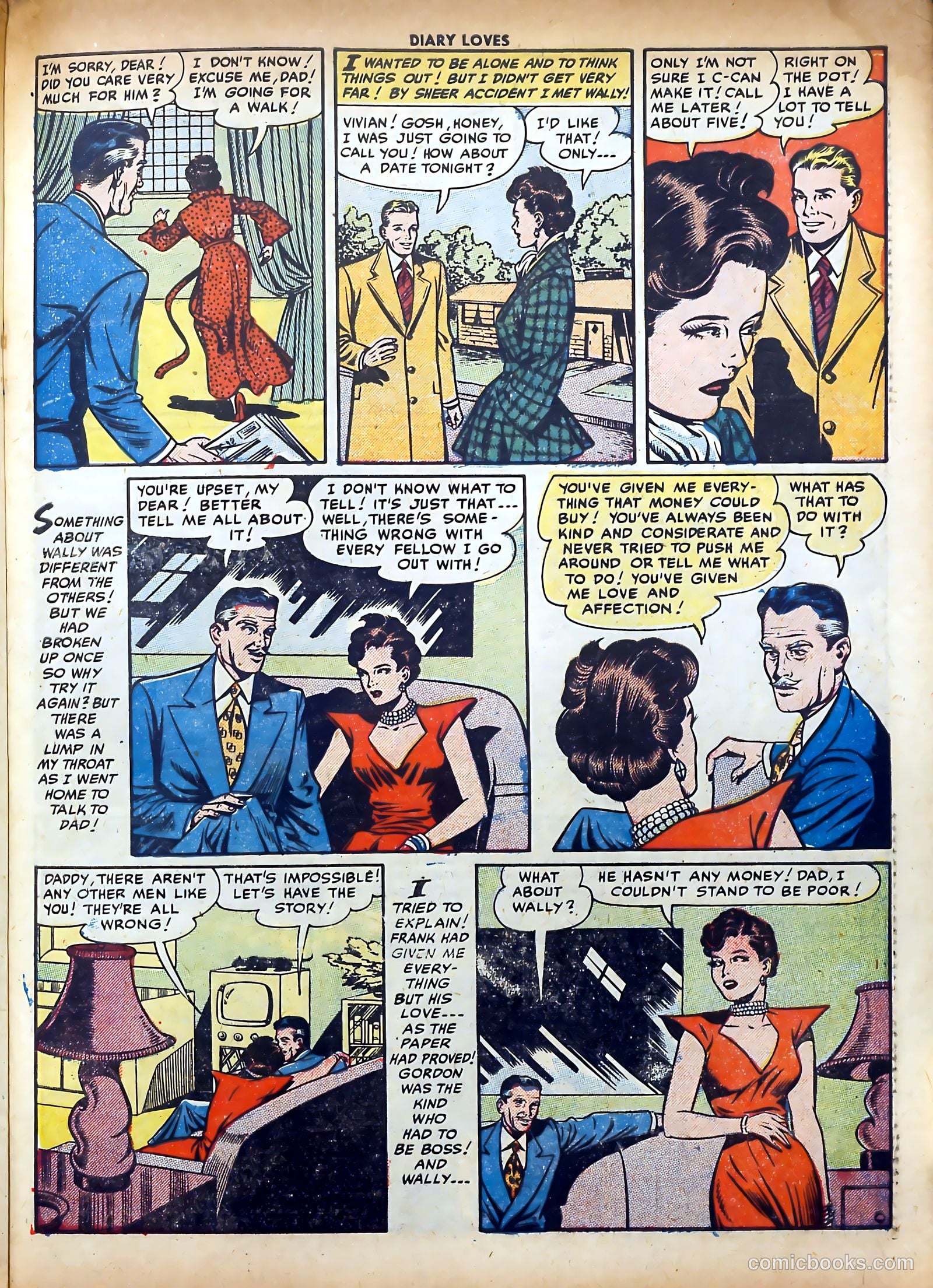 Diary Loves #23 (1952) — page 23 of 36