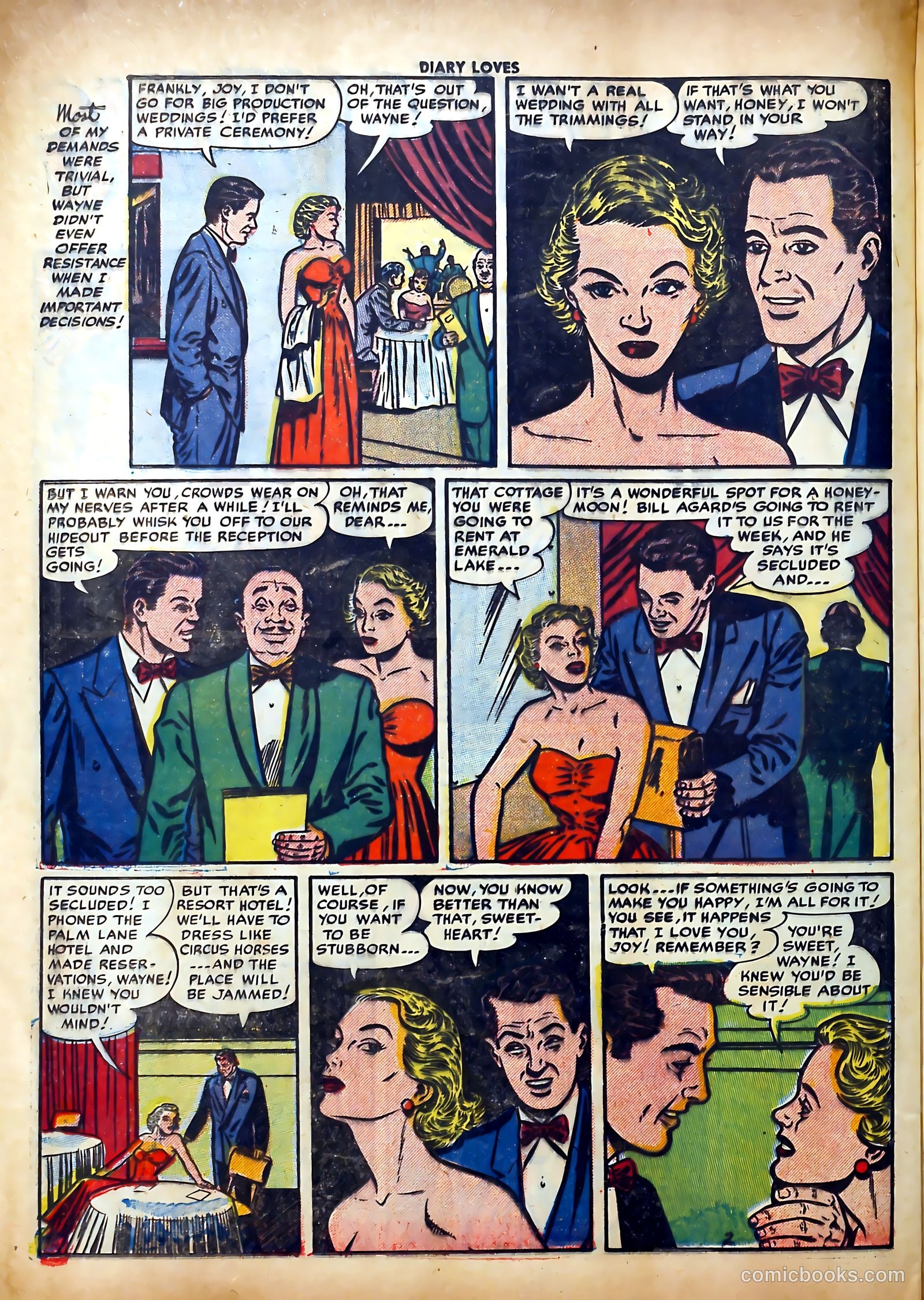 Diary Loves #23 (1952) — page 28 of 36