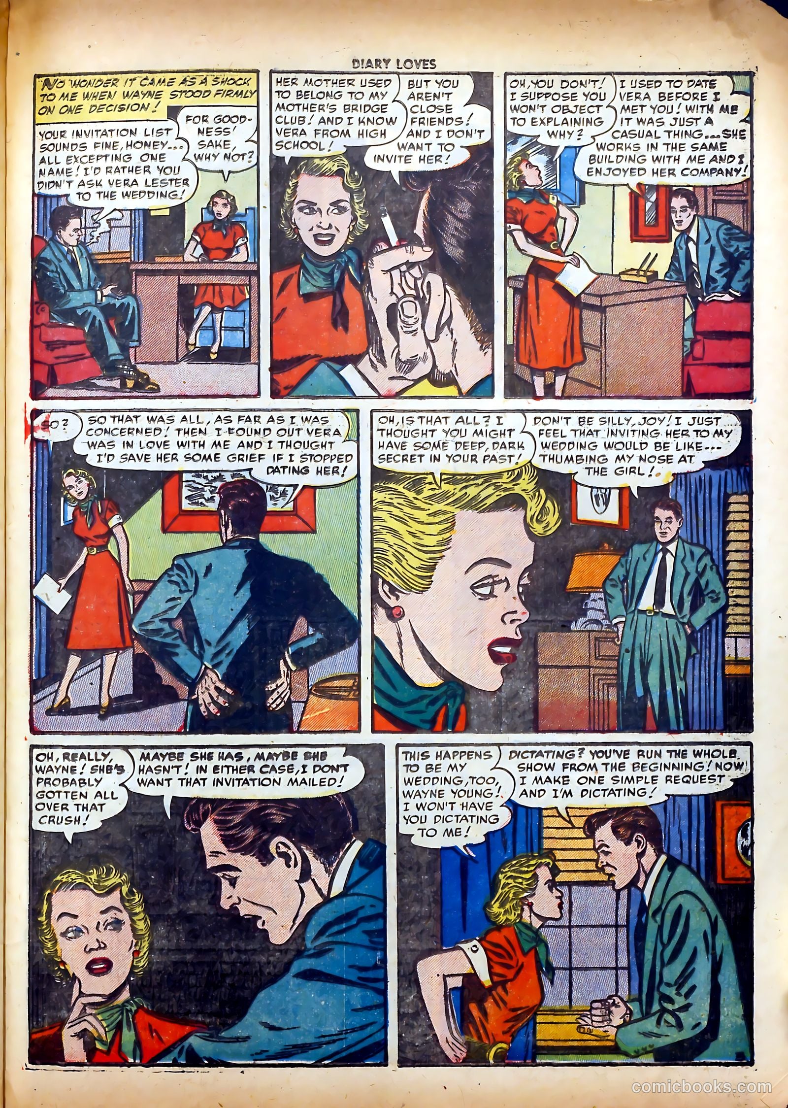 Diary Loves #23 (1952) — page 29 of 36