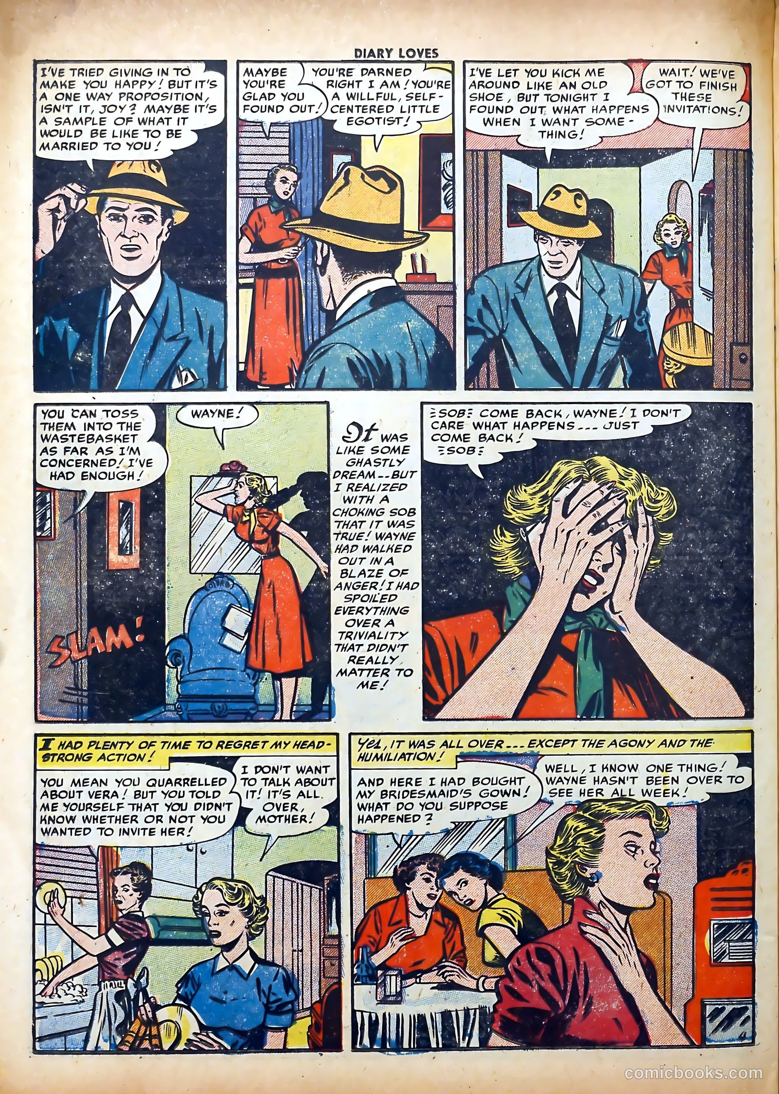 Diary Loves #23 (1952) — page 30 of 36