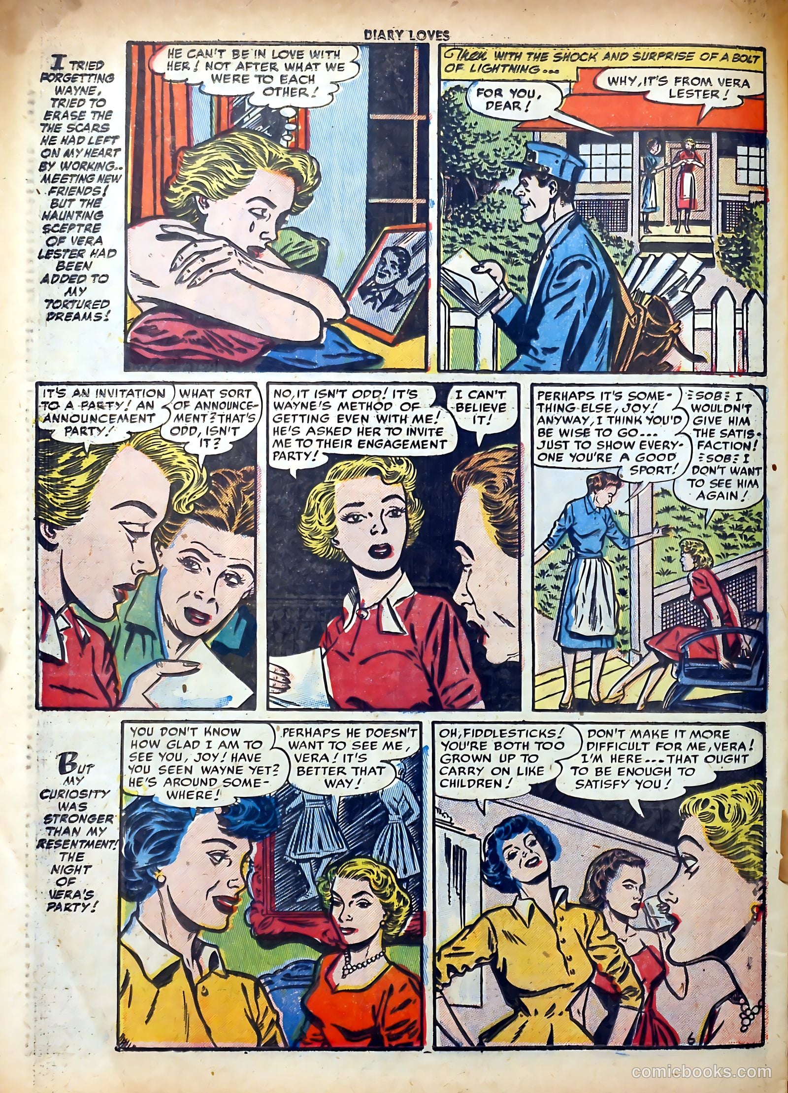 Diary Loves #23 (1952) — page 32 of 36