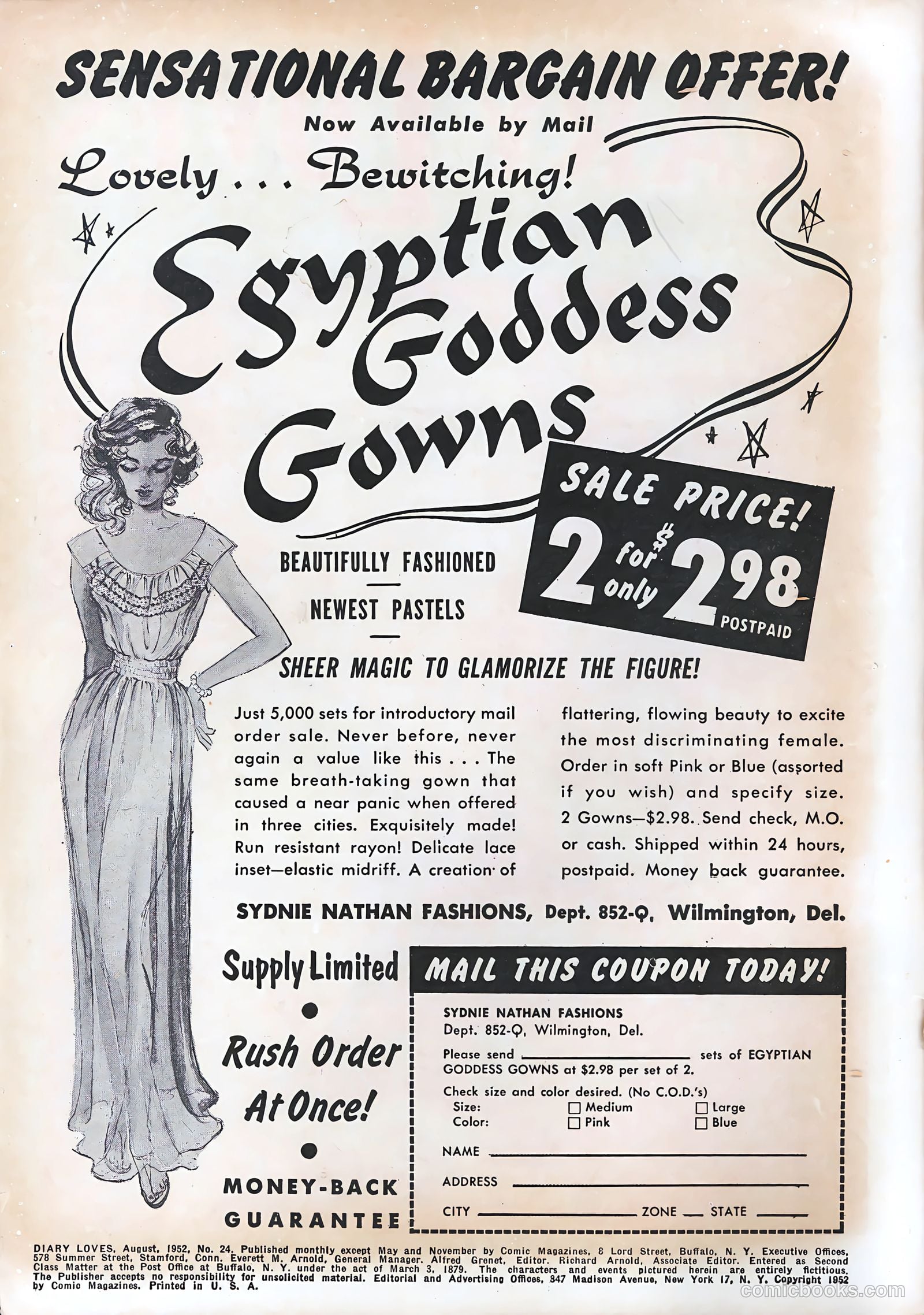 Diary Loves #24 (1952) — page 2 of 36