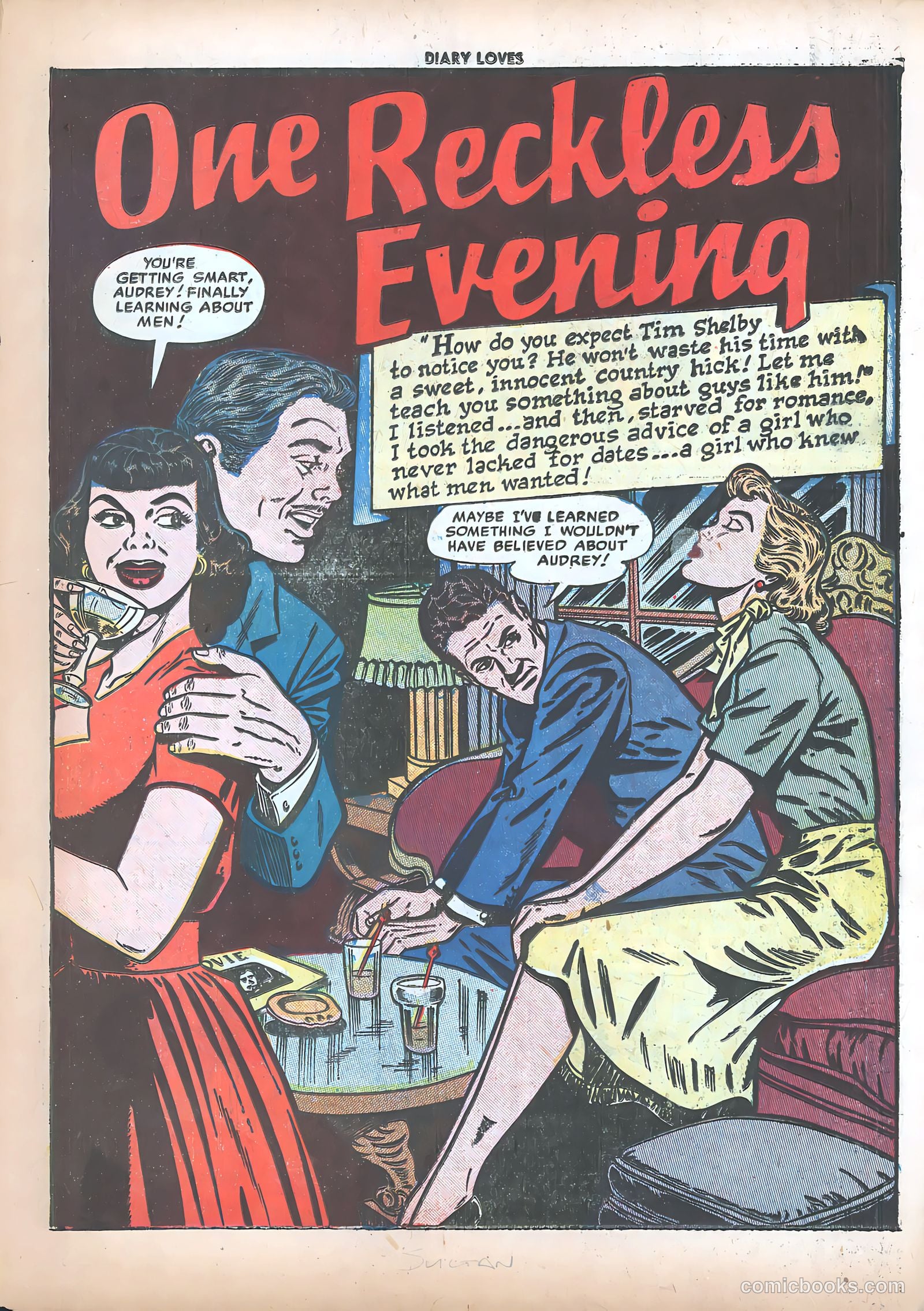 Diary Loves #24 (1952) — page 3 of 36