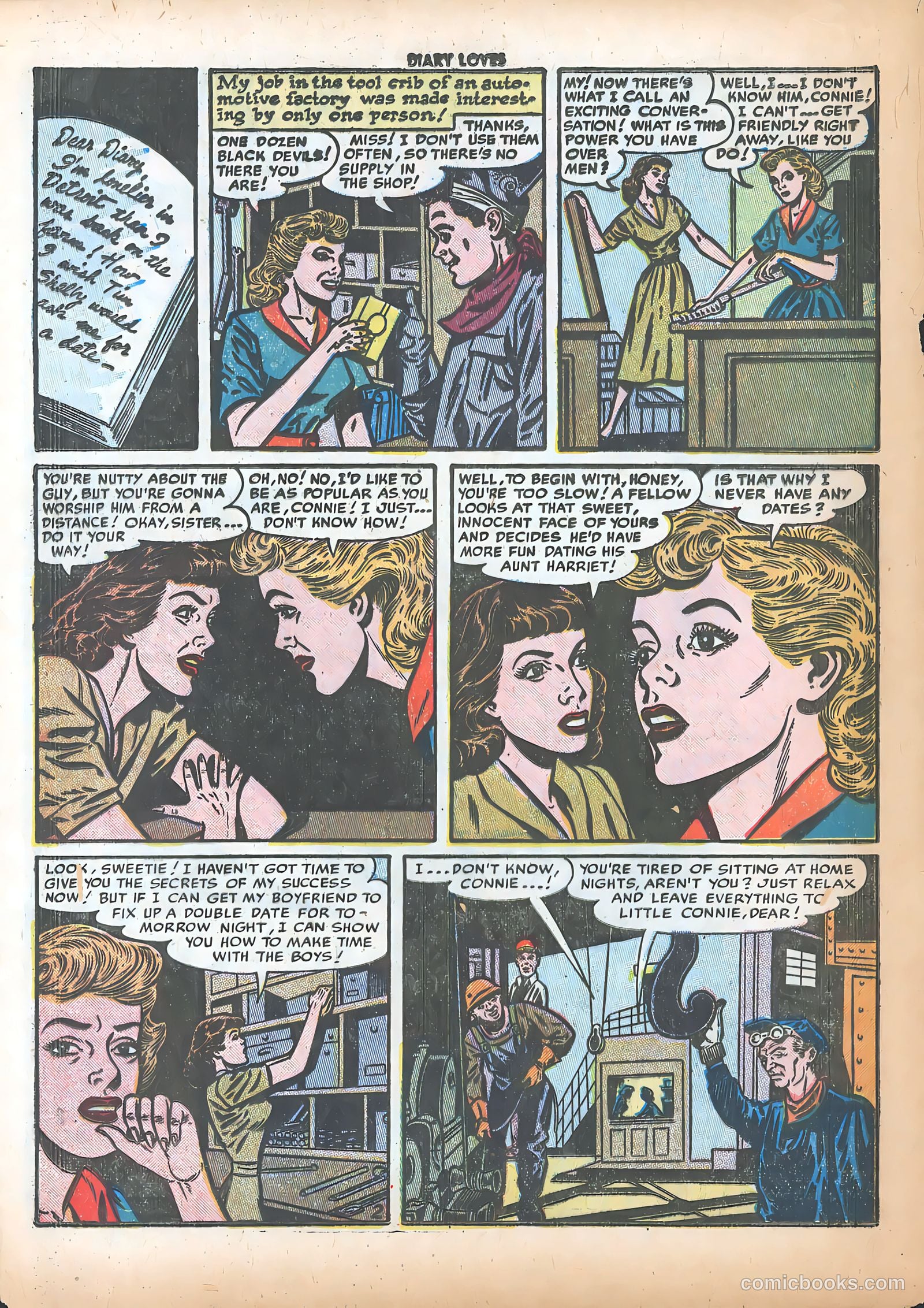 Diary Loves #24 (1952) — page 4 of 36
