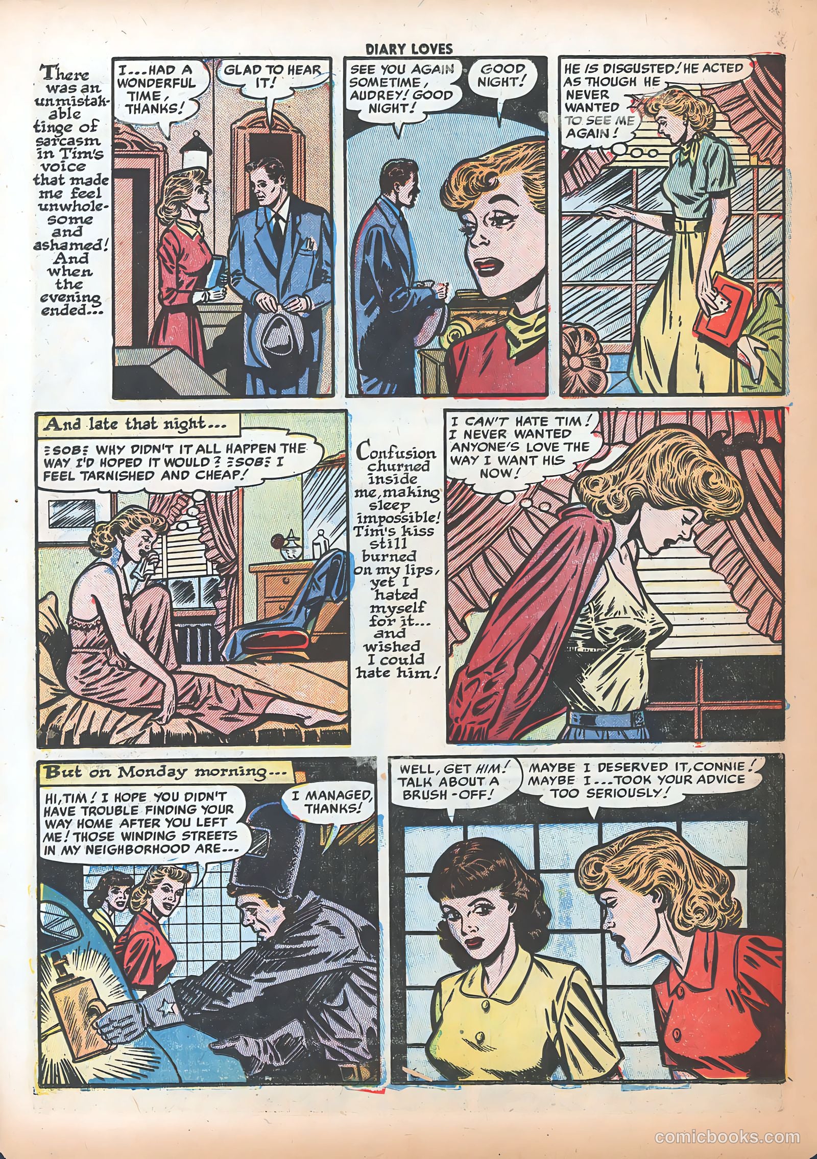Diary Loves #24 (1952) — page 8 of 36