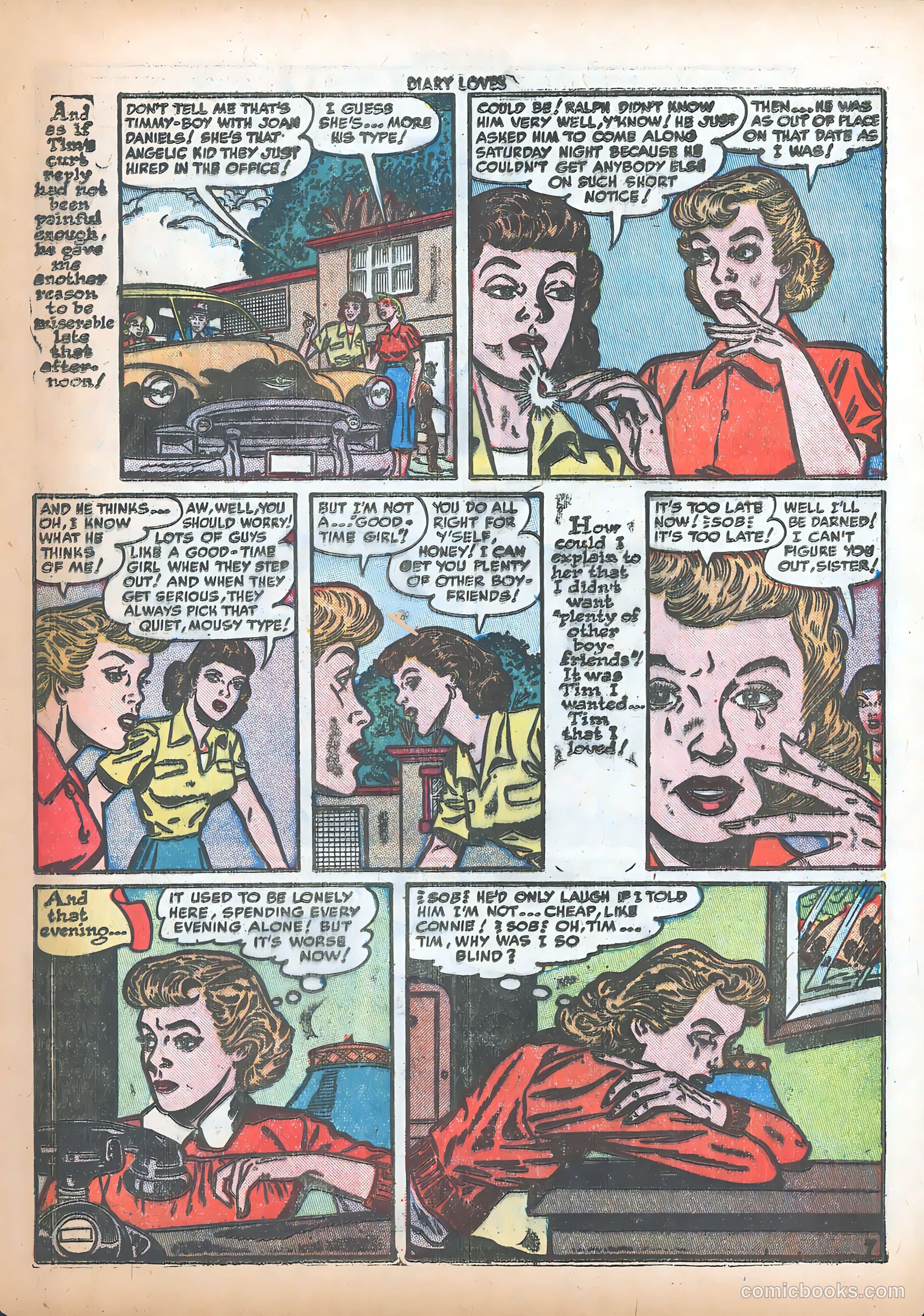 Diary Loves #24 (1952) — page 9 of 36