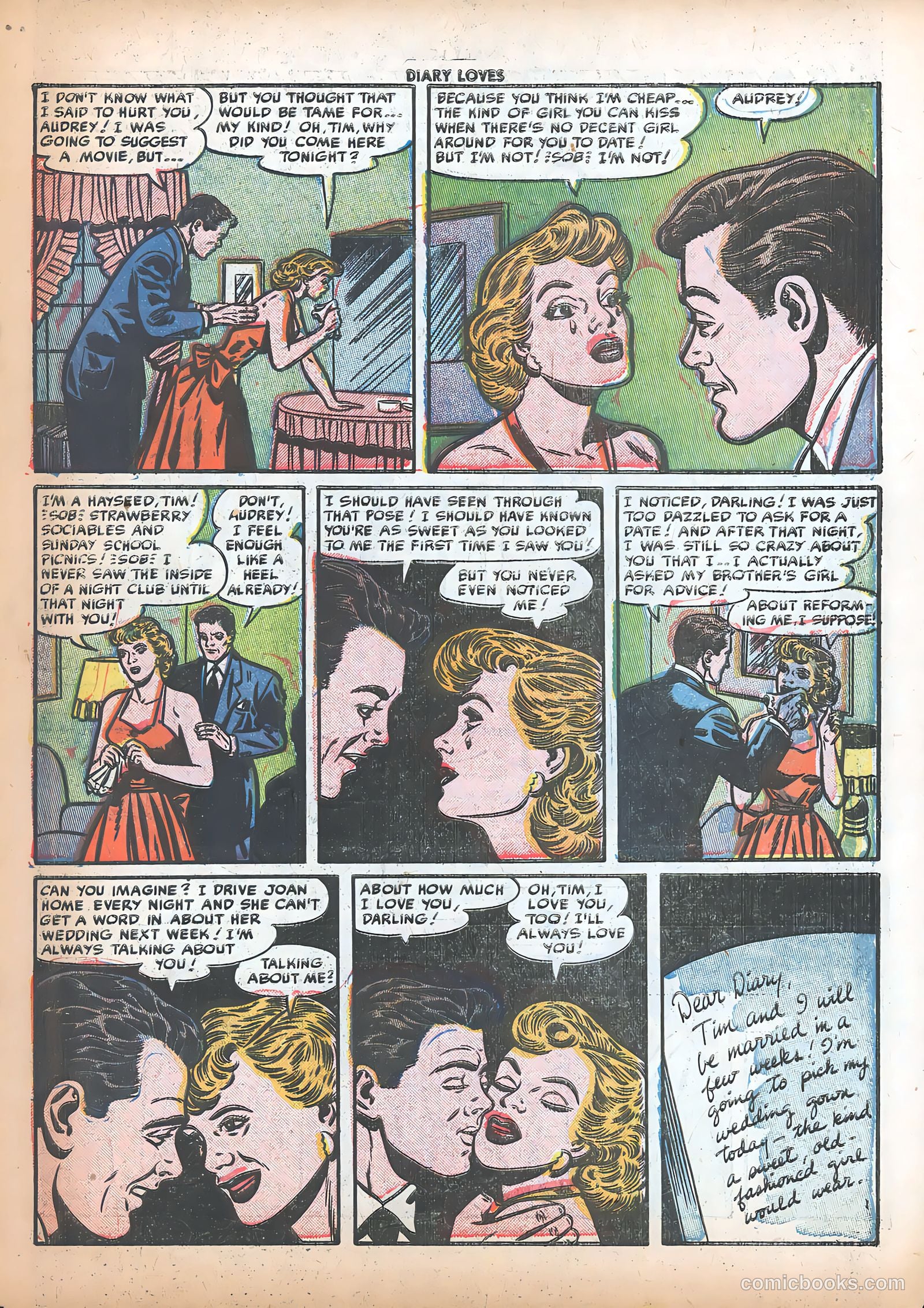 Diary Loves #24 (1952) — page 11 of 36