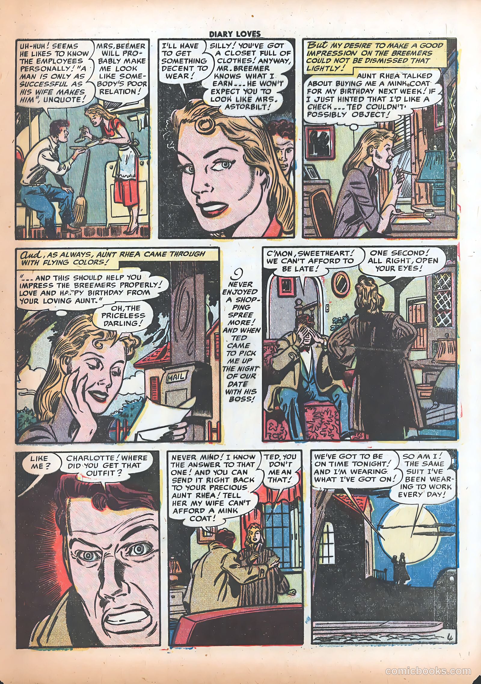 Diary Loves #24 (1952) — page 15 of 36