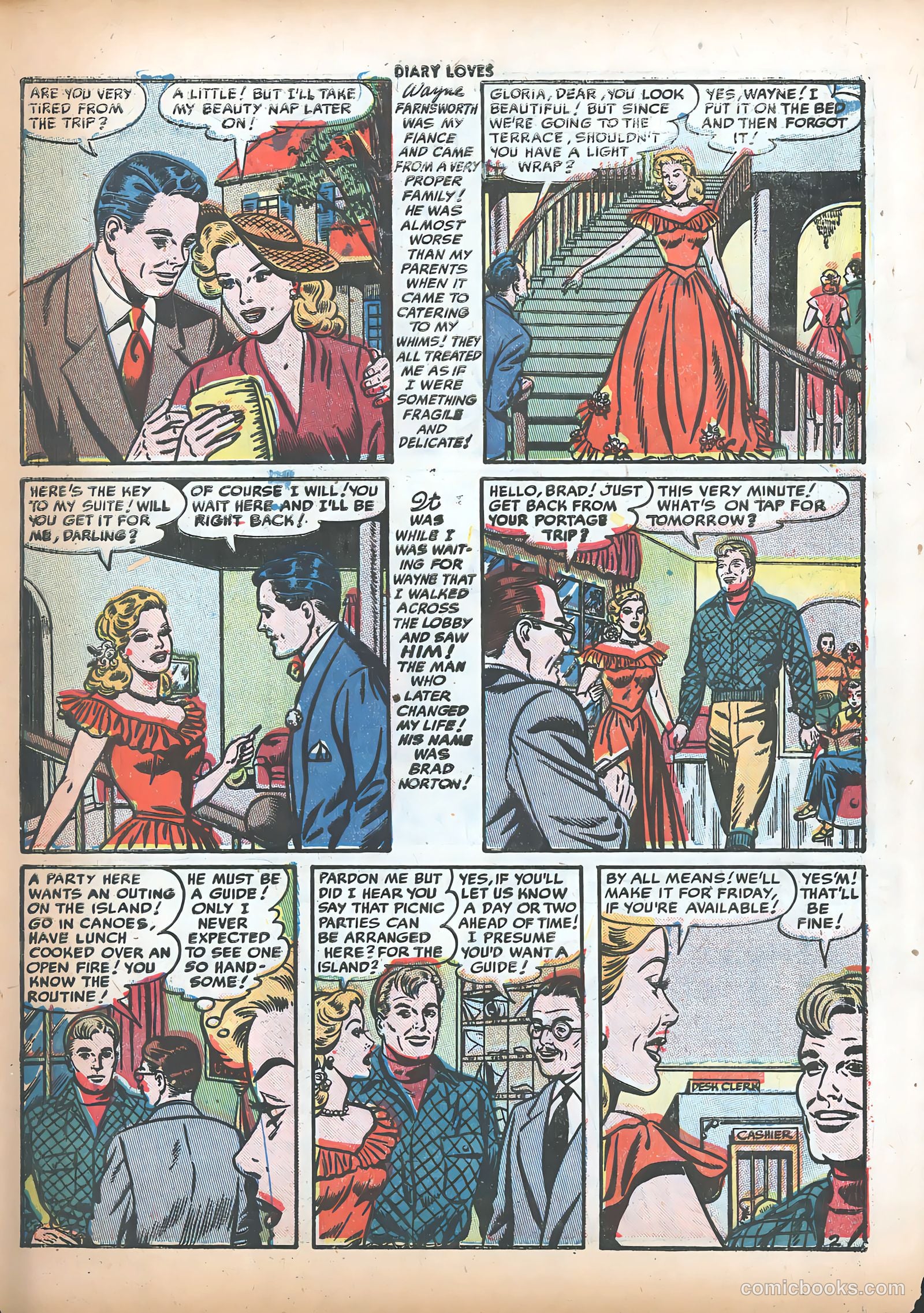 Diary Loves #24 (1952) — page 19 of 36
