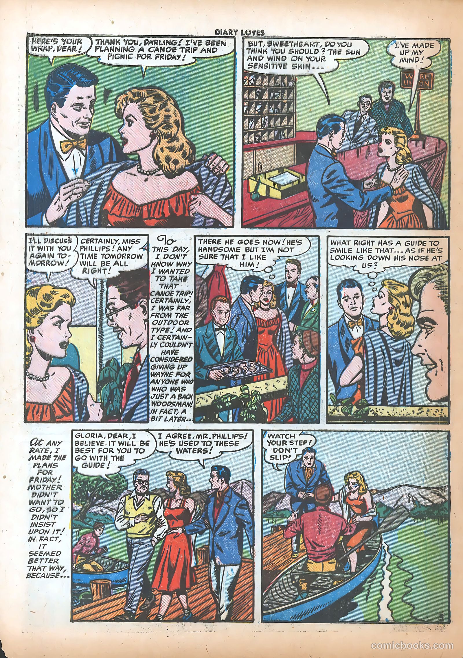 Diary Loves #24 (1952) — page 20 of 36