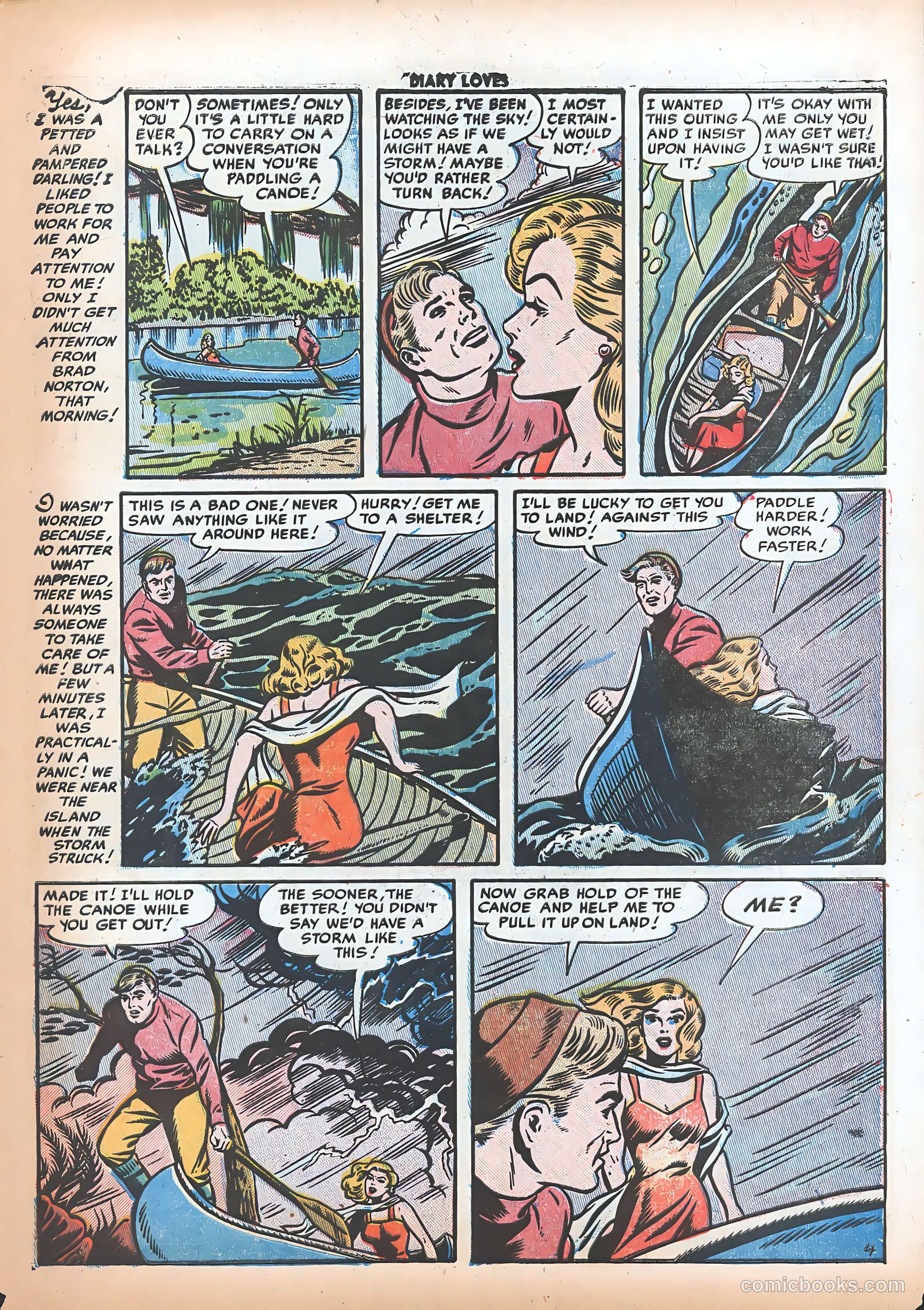 Diary Loves #24 (1952) — page 21 of 36