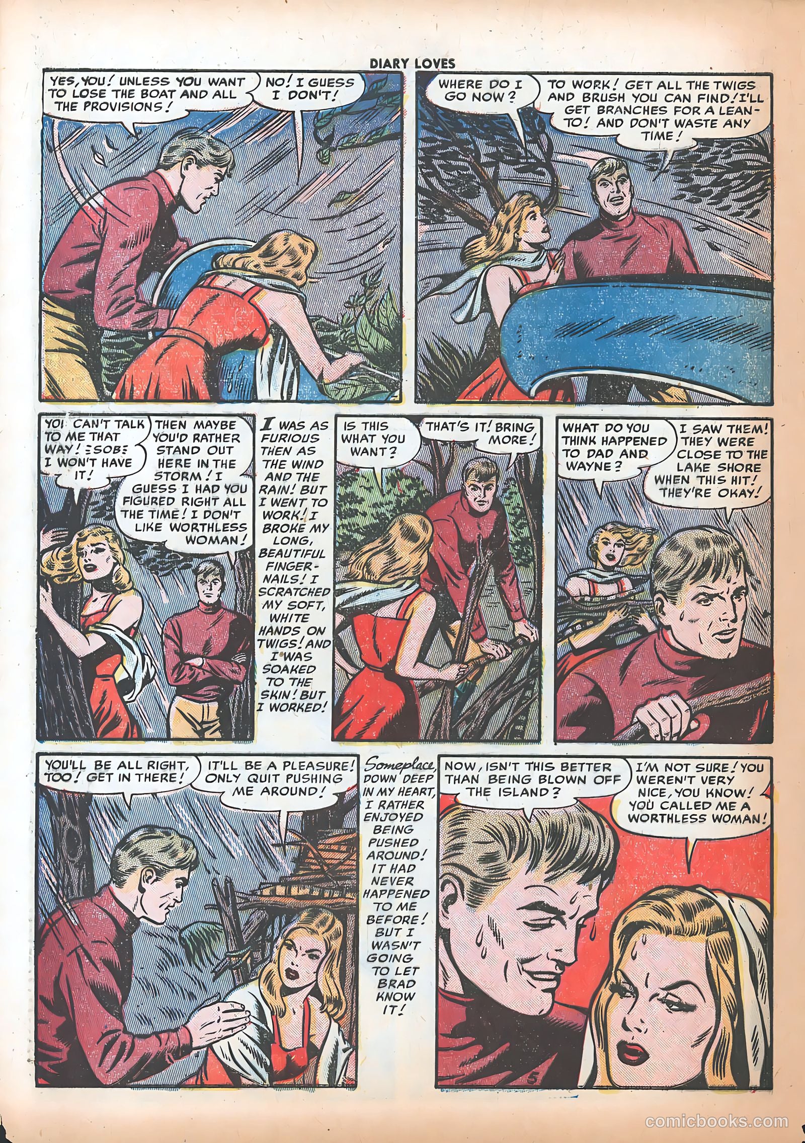 Diary Loves #24 (1952) — page 22 of 36