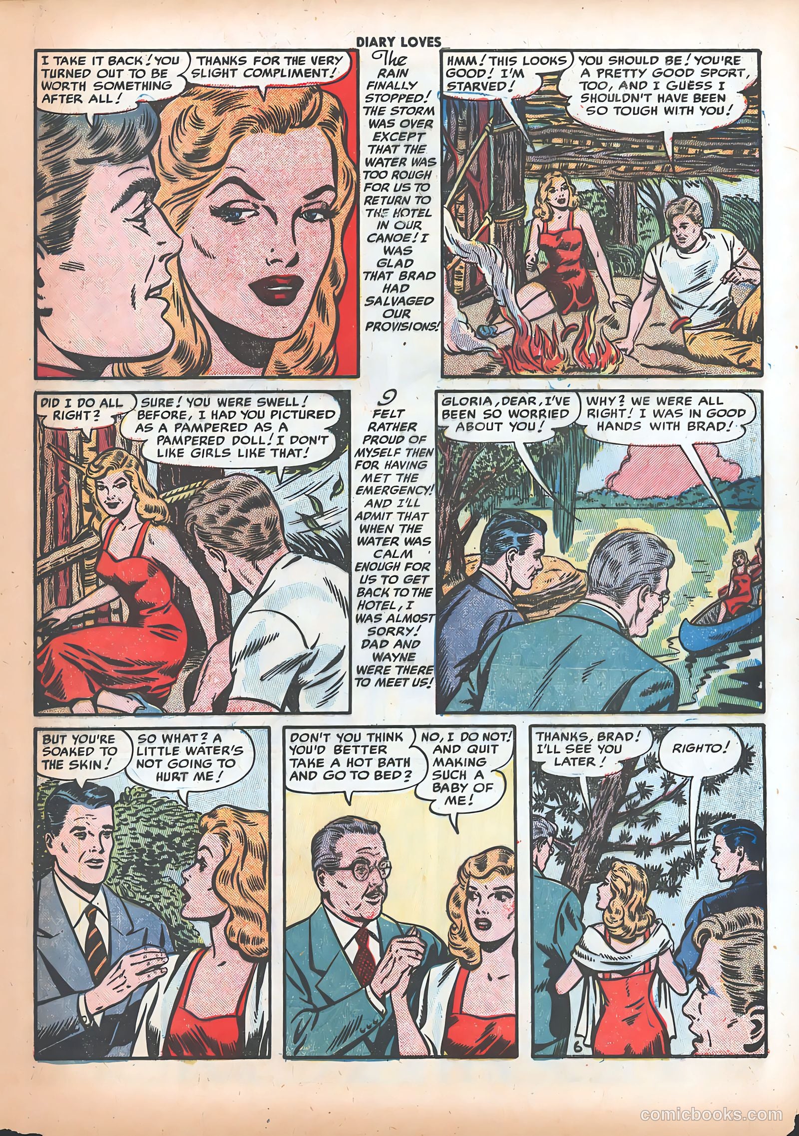 Diary Loves #24 (1952) — page 23 of 36