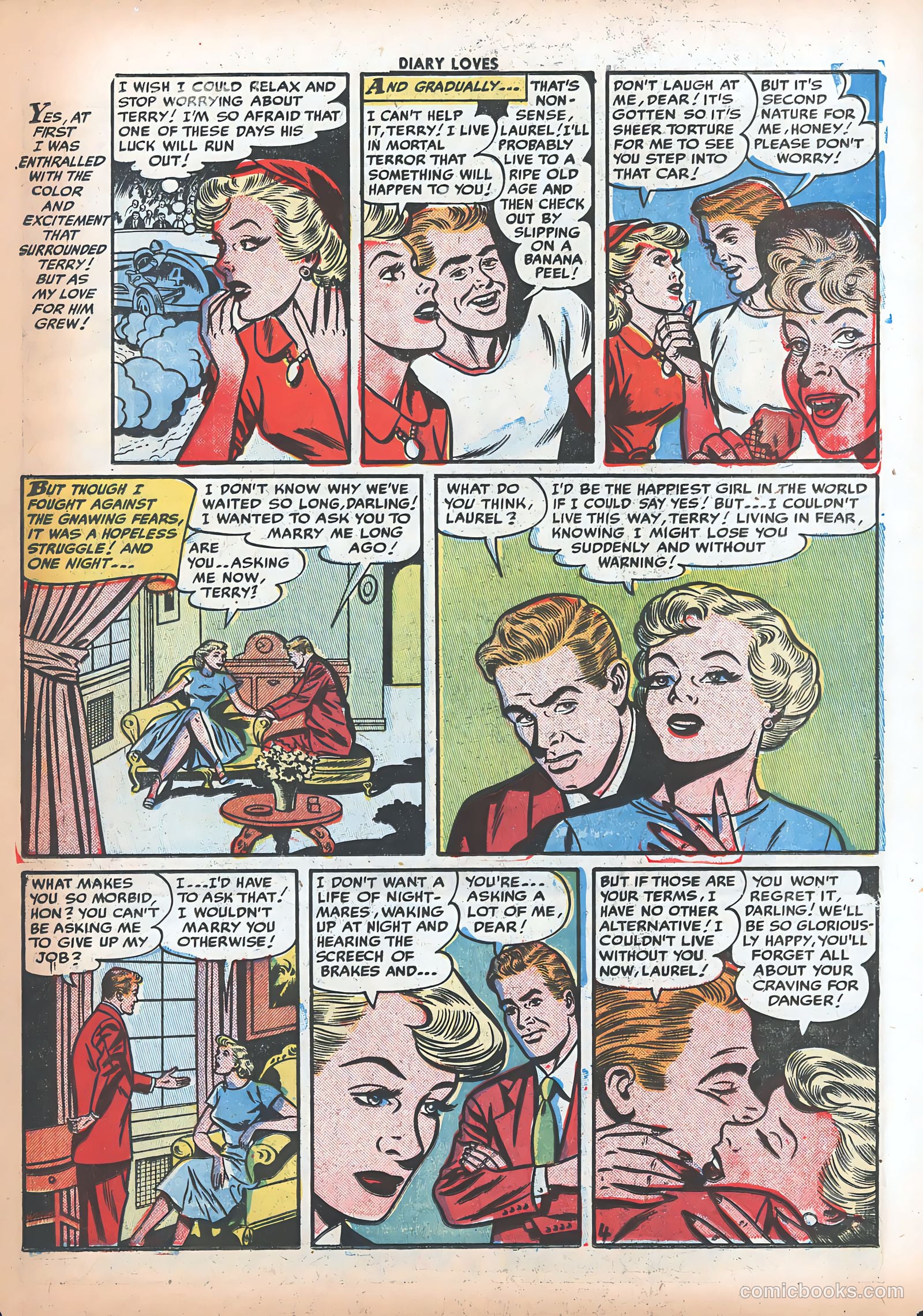 Diary Loves #24 (1952) — page 29 of 36