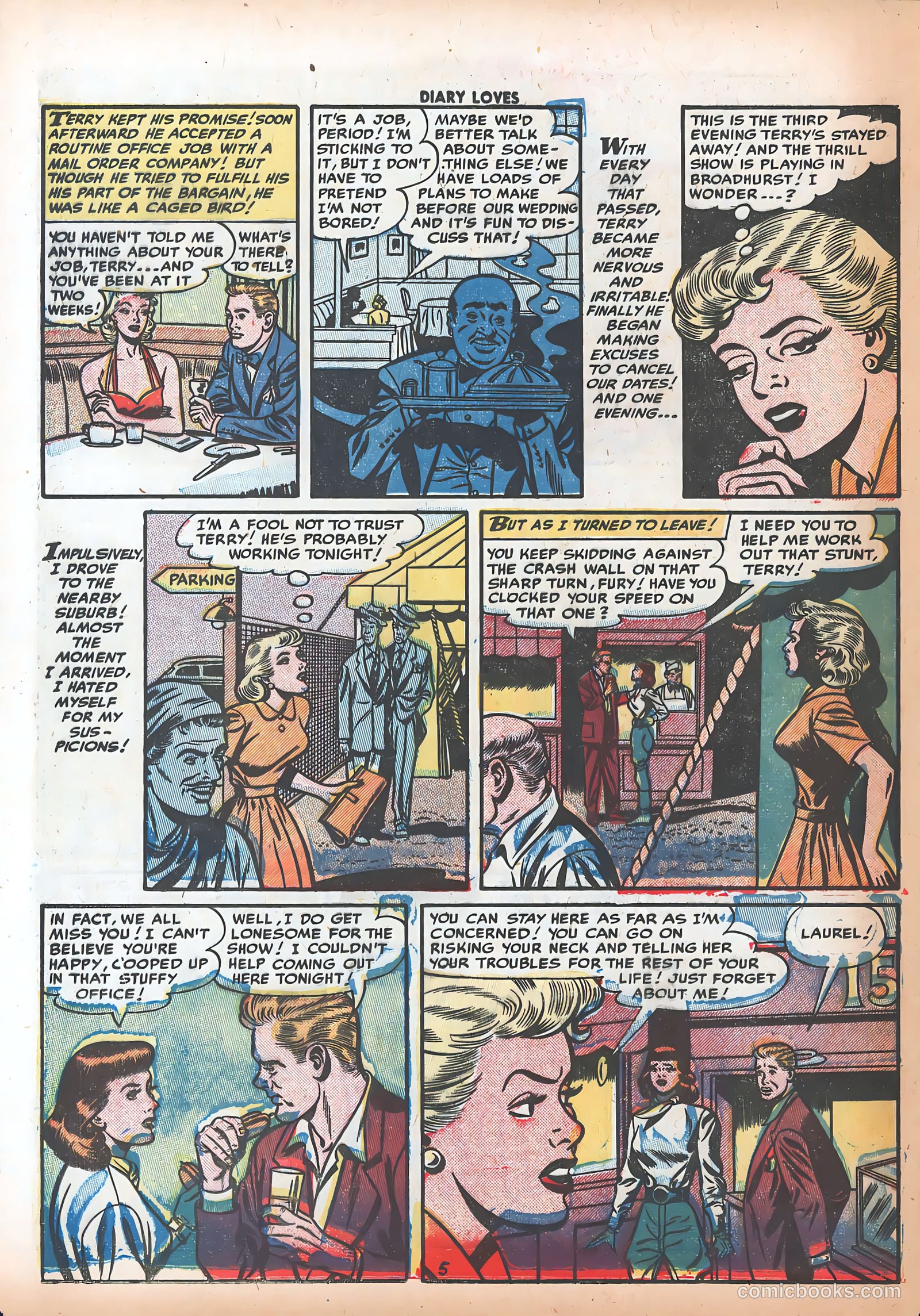 Diary Loves #24 (1952) — page 30 of 36
