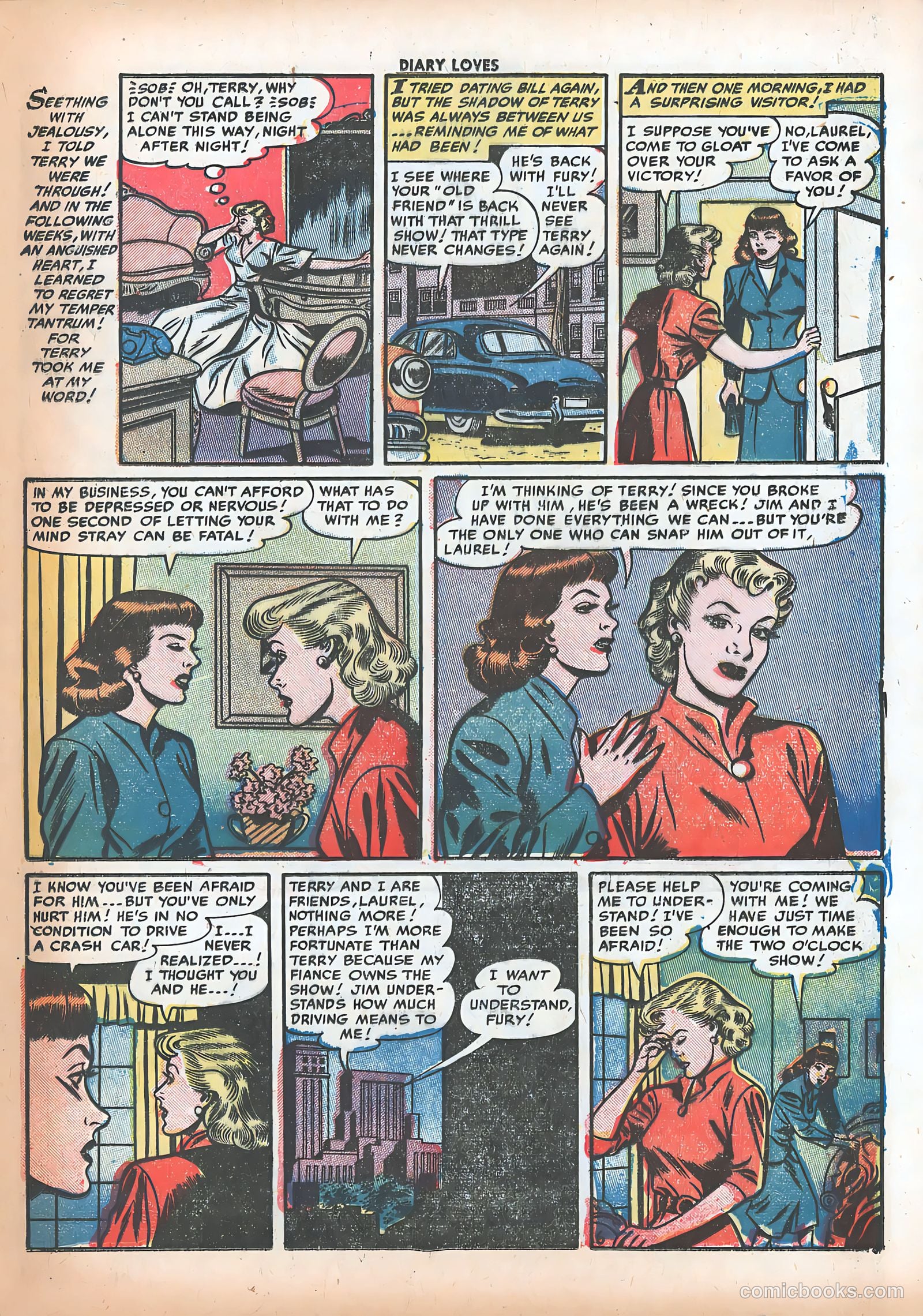 Diary Loves #24 (1952) — page 31 of 36