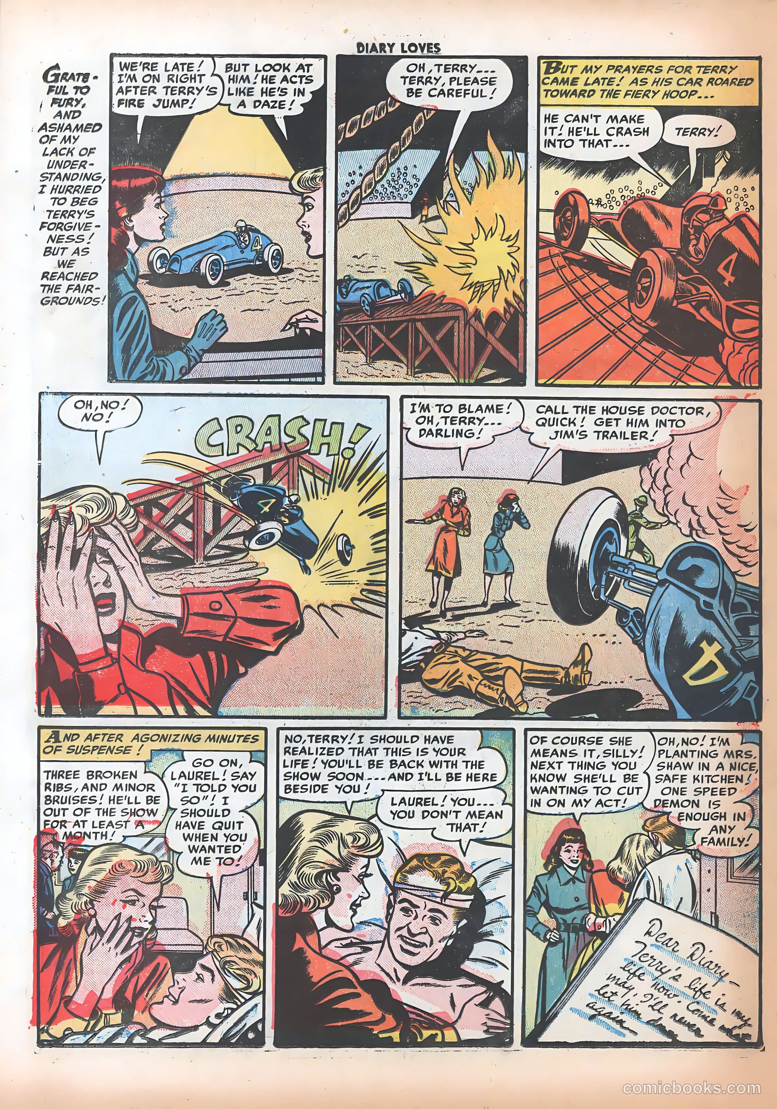 Diary Loves #24 (1952) — page 32 of 36