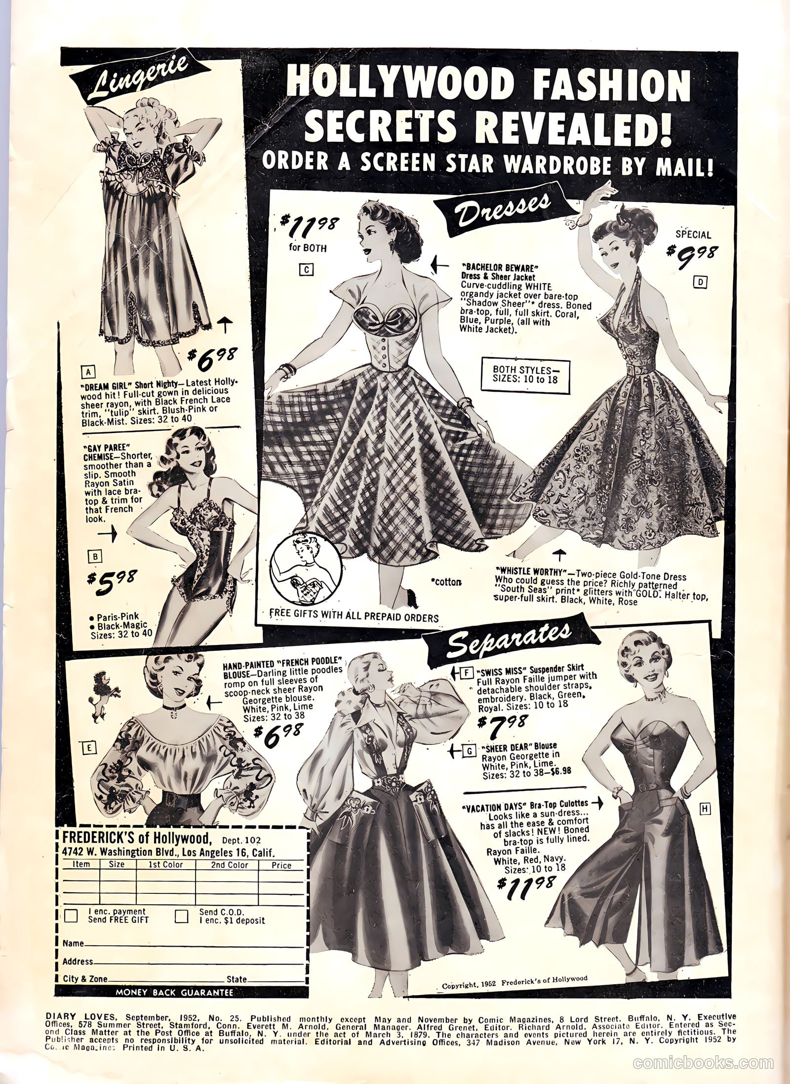 Diary Loves #25 (1952) — page 2 of 36