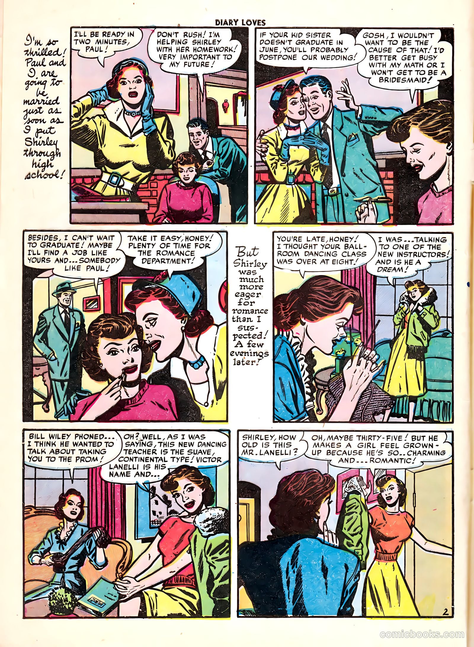 Diary Loves #25 (1952) — page 4 of 36